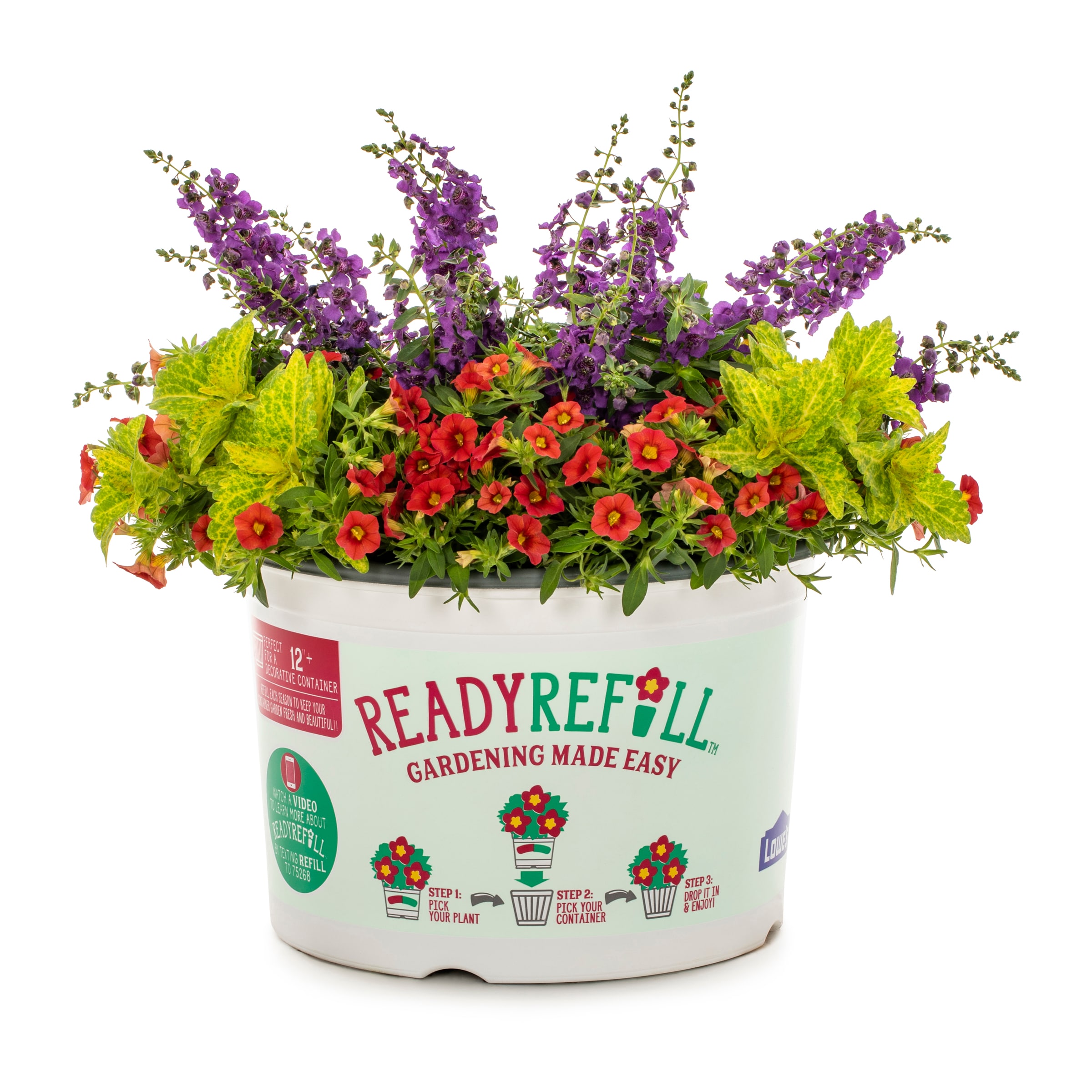 Ready Refill NURSERY Multicolor Mixed Annuals in 2.5-Gallon Pot