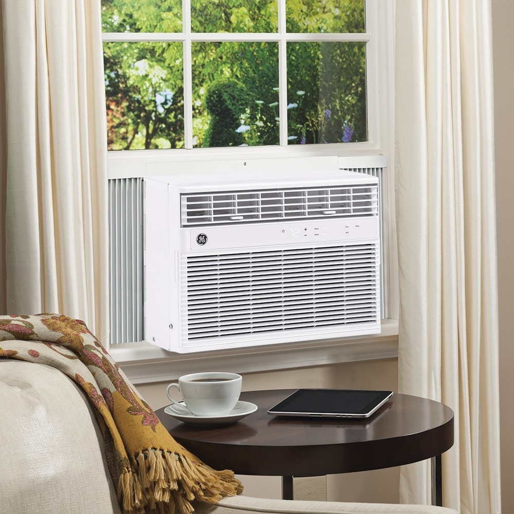 GE 1500-sq ft Window Air Conditioner with Remote (230-Volt, 23500-BTU ...