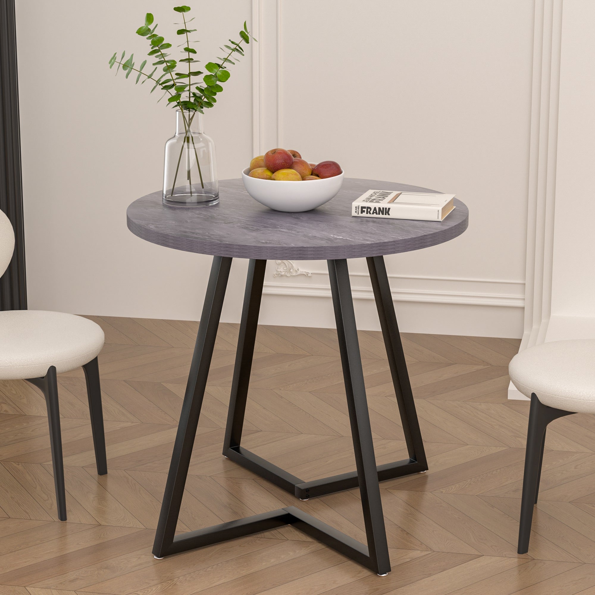 Vecelo LOE-MX-TBL11-90-GRY Dining-Tables - View #2