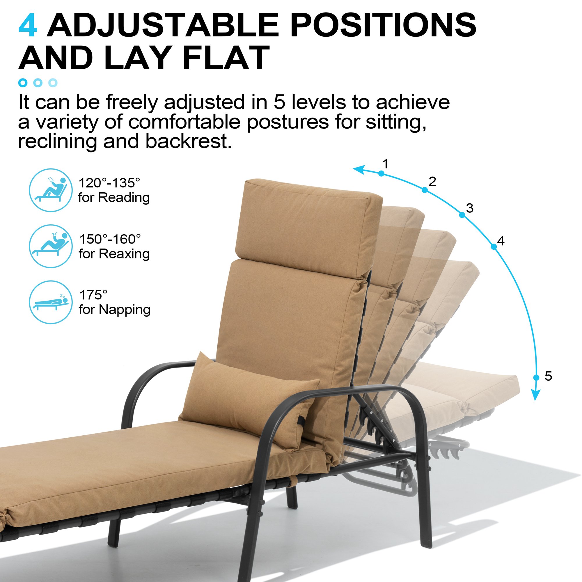 Crestlive Products CL-LG015TAN Patio-Chairs - View #4