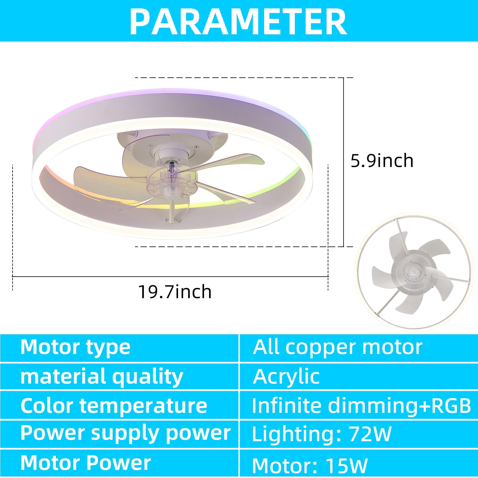 Bayfeve BFSHL-35215-CF Ceiling-Fans - View #3