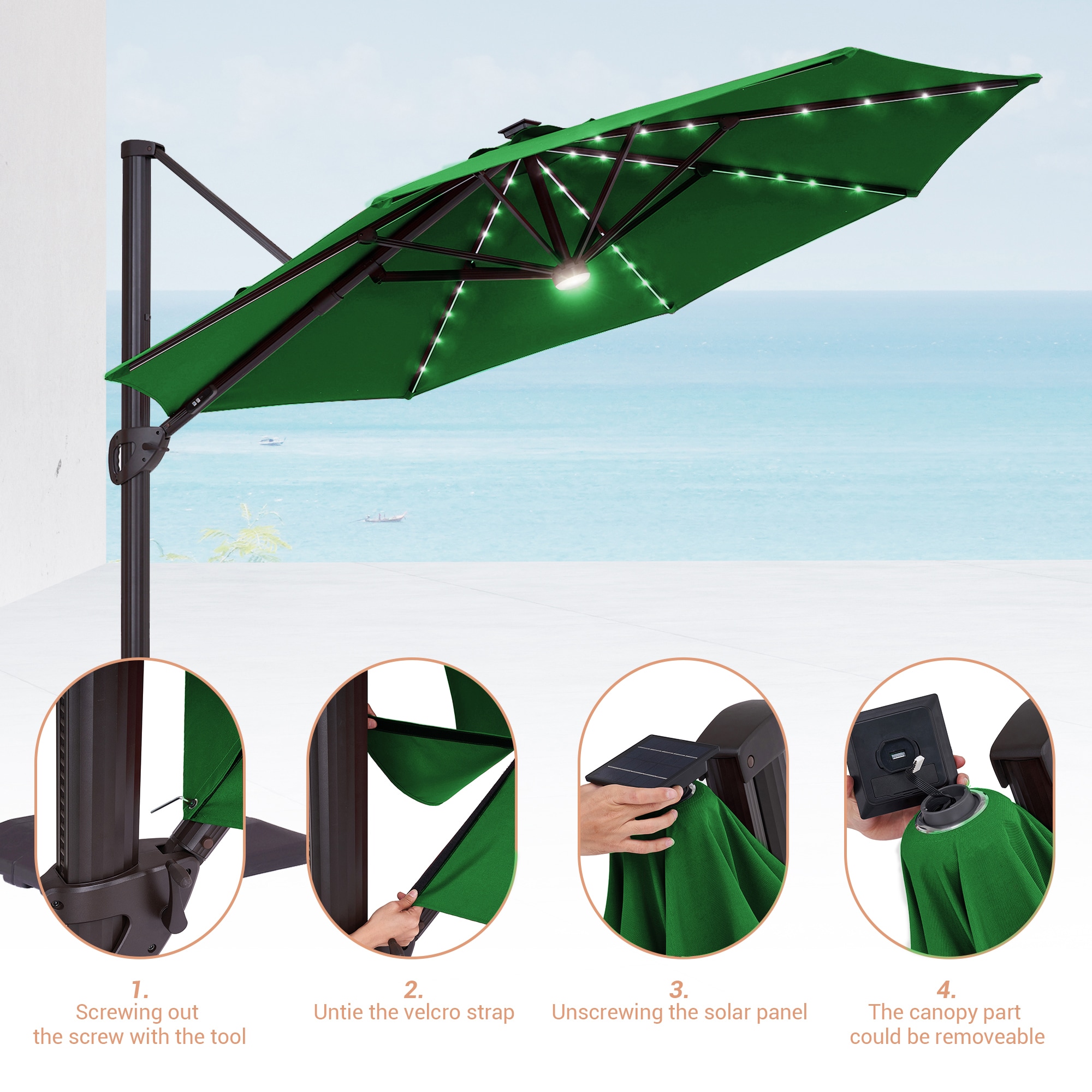 ACEGOSES LW-LED37SD-H-B Umbrellas-2 - View #8