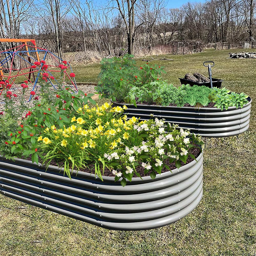 Zeus & Ruta 840GARBED-12 Raised-Garden-Beds - View #5