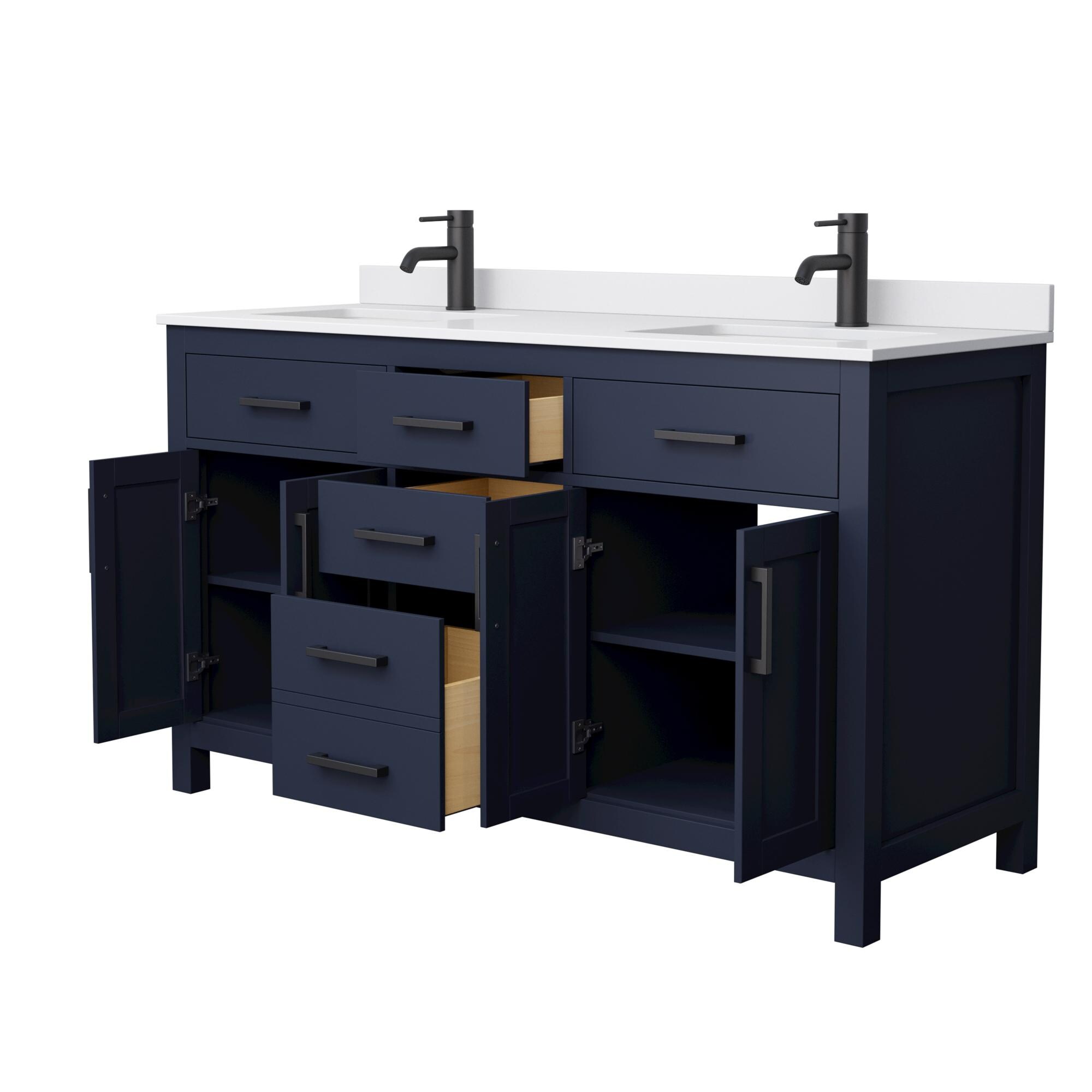 Wyndham Collection WCG242460DBBWCUNSMXX Bath-Vanity-Combo - View #3
