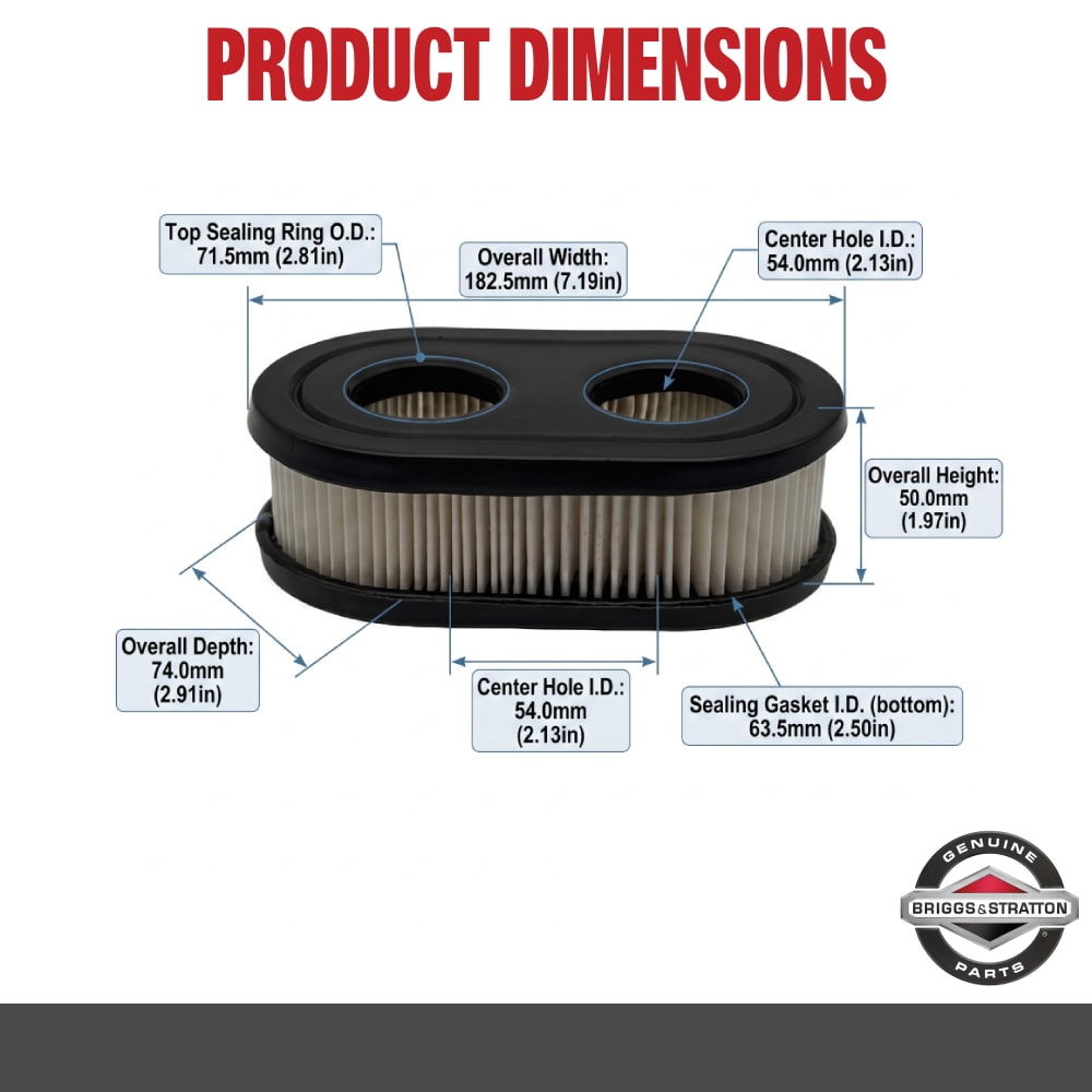 Briggs & Stratton 798452 Ope-Air-Filters - View #2