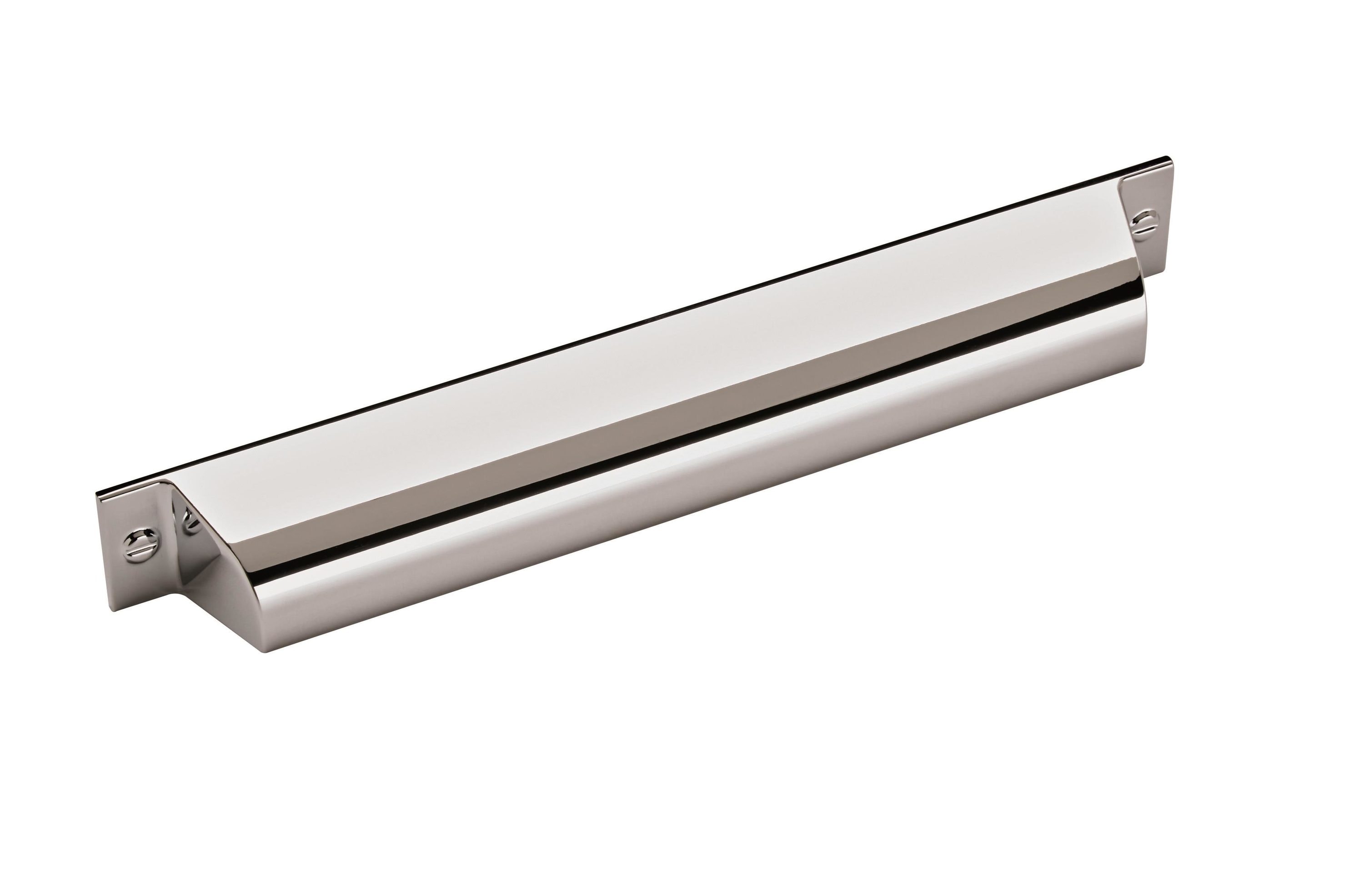 Amerock 10BX2196026 Cup Pulls 7-in , 178mm Center to Center Polished Chrome Rectangular Cup 10 -Pack