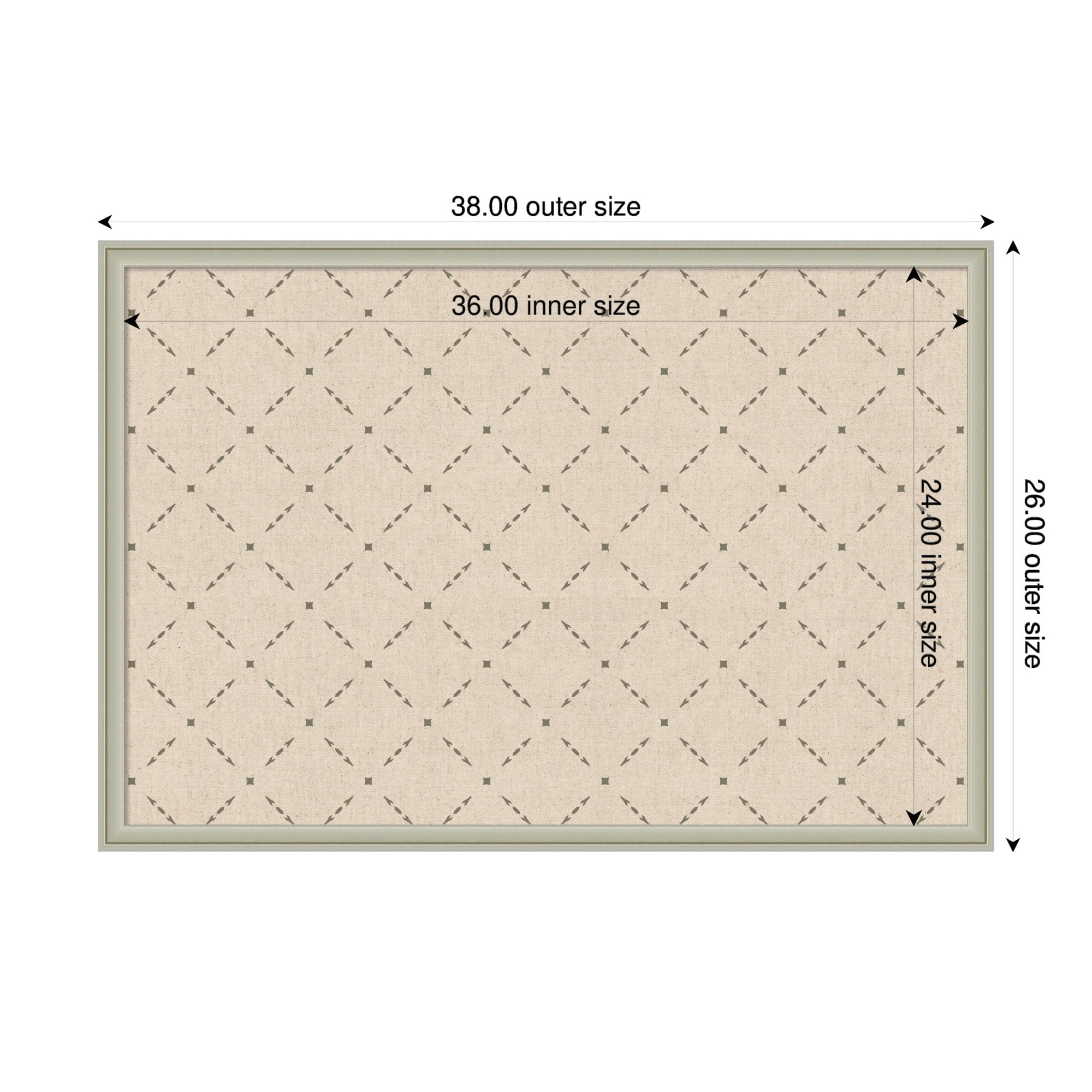 Kate and Laurel 10359284 Dry-Erase-Bulletin-Boards - View #2