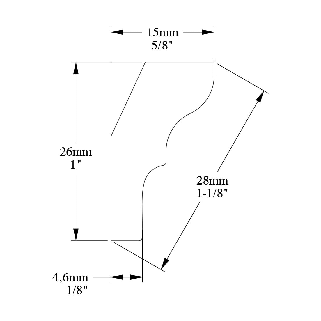 Orac Decor Orac Crown Moulding 1-1/8-in X 78-in Primed Polystyrene ...