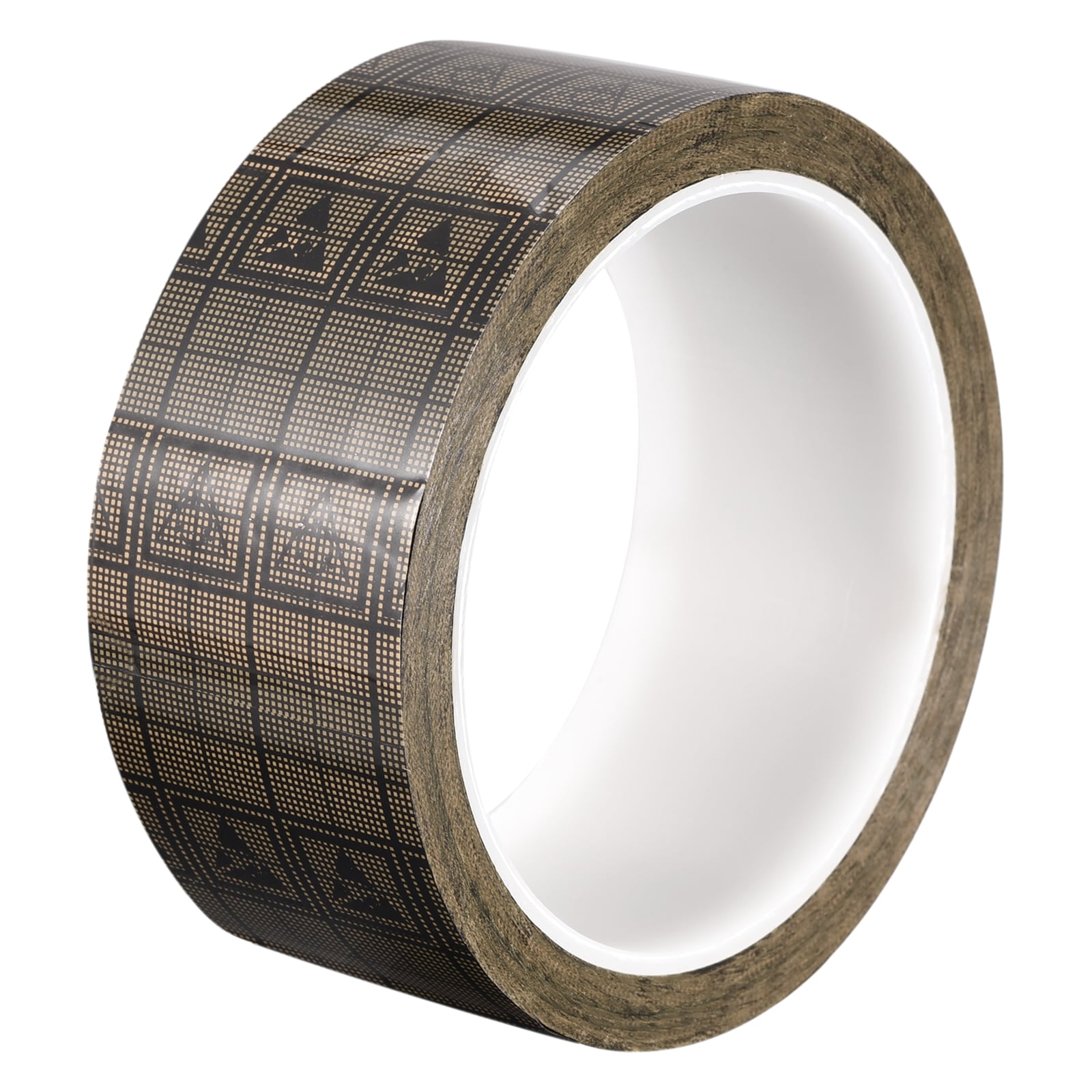 Unique Bargains Adhesive Grid ESD Tape 1.57 Inch Wide x 118 FT Long Conductive Grid Tape for Electronics Parts Components Bag Sealing Brown