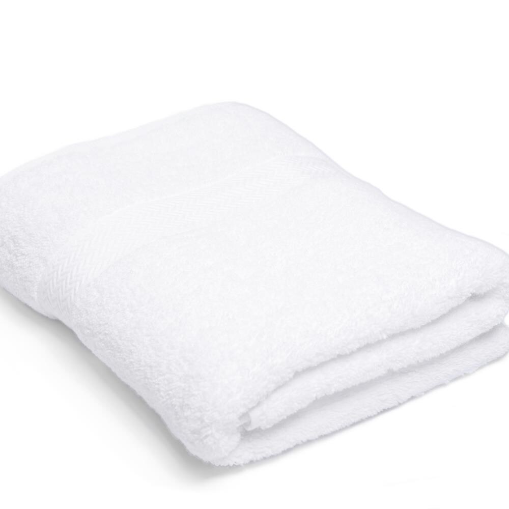 WestPoint Home White Cotton Bath Towel Set (Martex Commercial