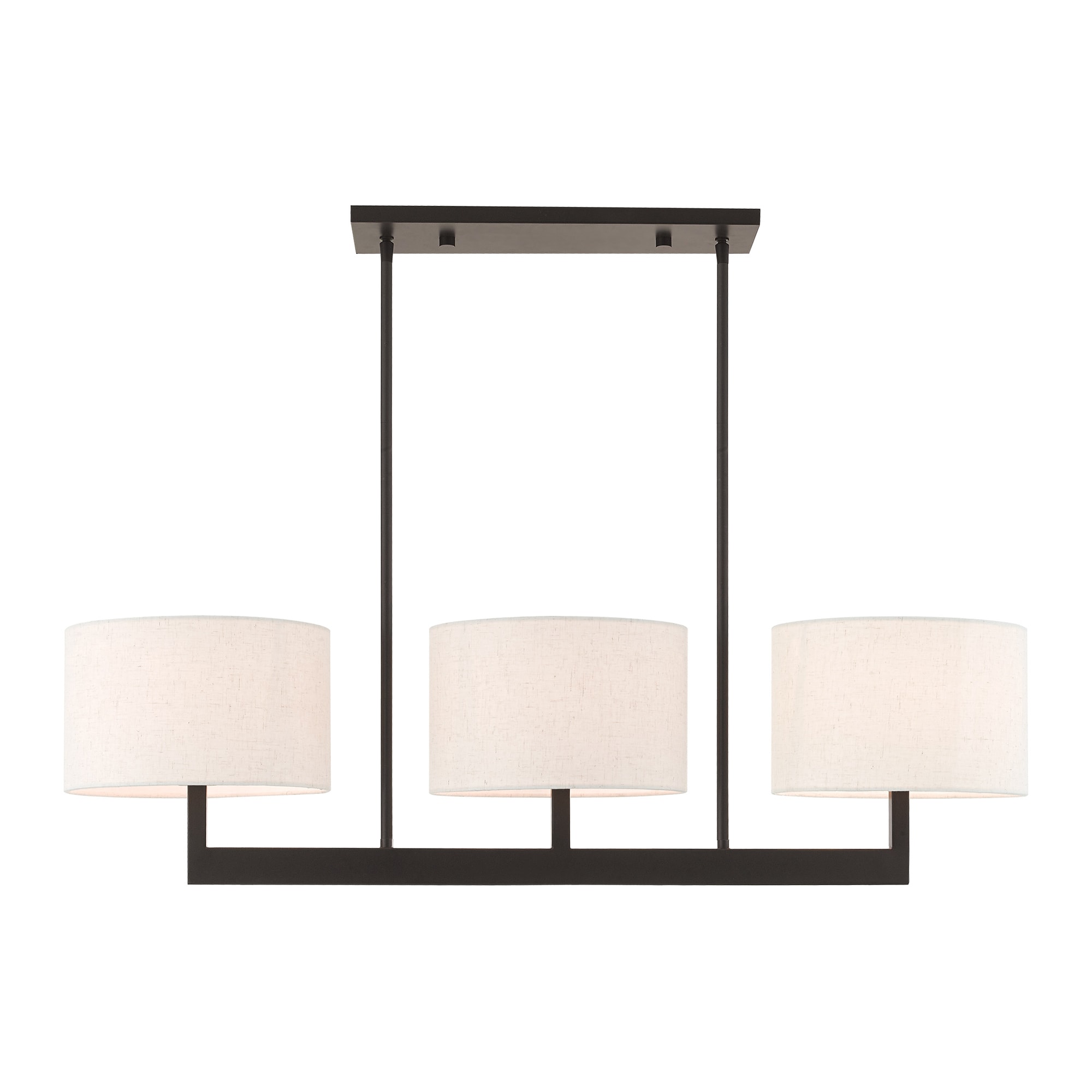 Livex Lighting 42427-07 Hayworth 3 -Light Matte Bronze Modern/contemporary For Use in Bathrooms, Bedrooms, Dining Rooms, Foyers, Kitchens, Living Rooms Chandelier