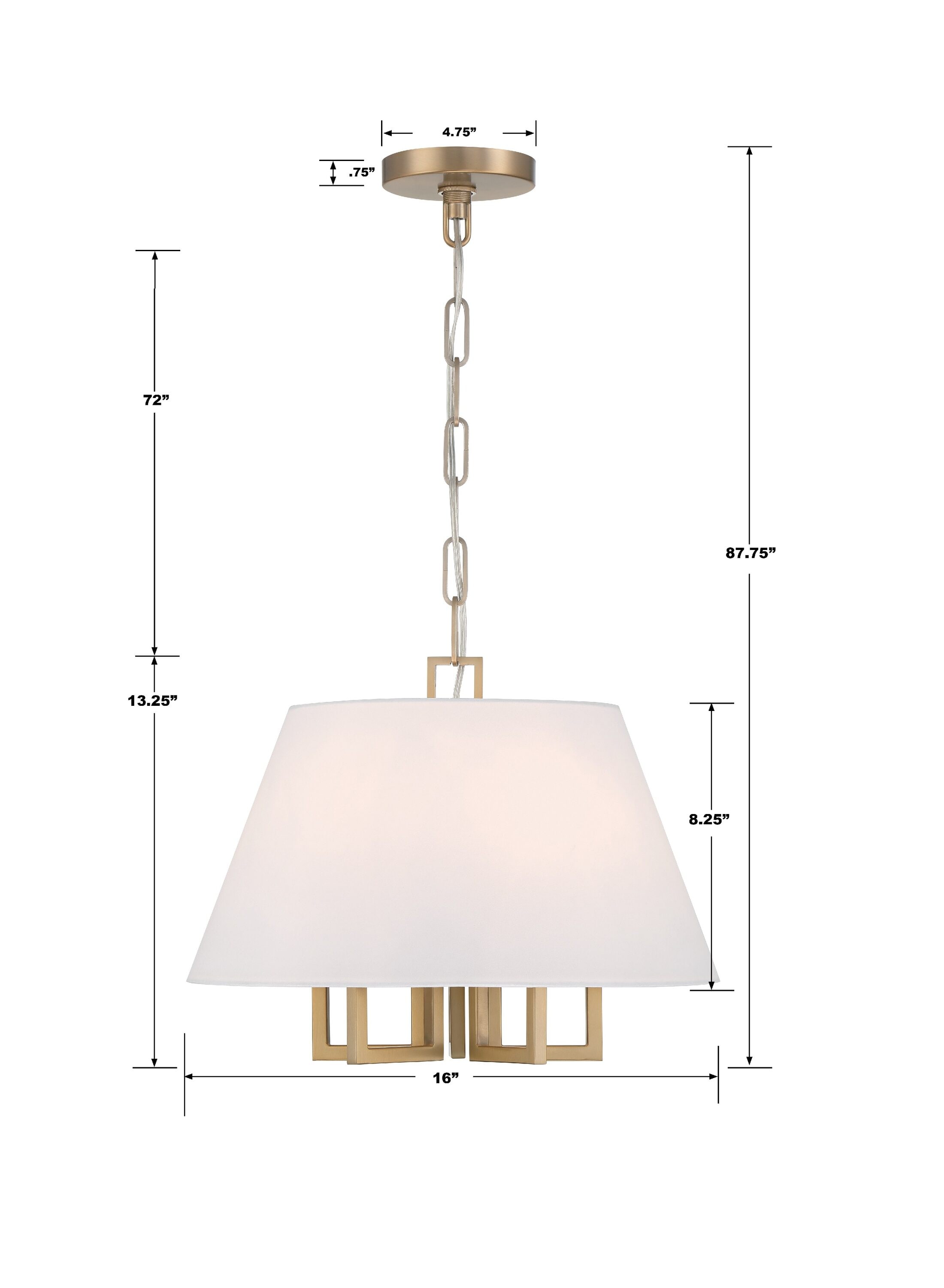 Crystorama Westwood Collection Modern/Contemporary Chandelier ...