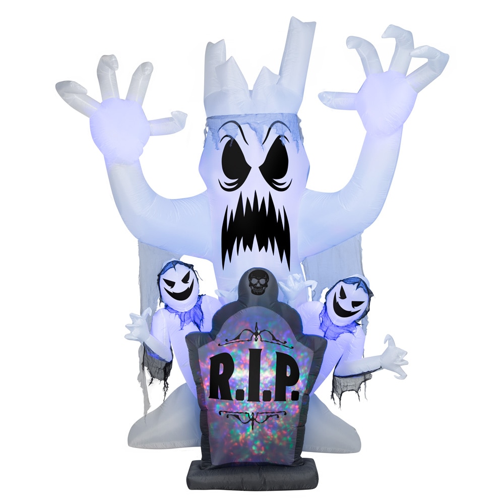 harpoen Ontslag nemen Parel Gemmy 10-ft Lighted Tombstone Inflatable in the Outdoor Halloween  Decorations & Inflatables department at Lowes.com