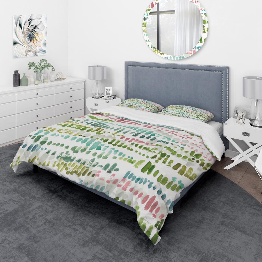 Designart BED30685-T 3 -Piece Multi-Color Twin Duvet cover Set