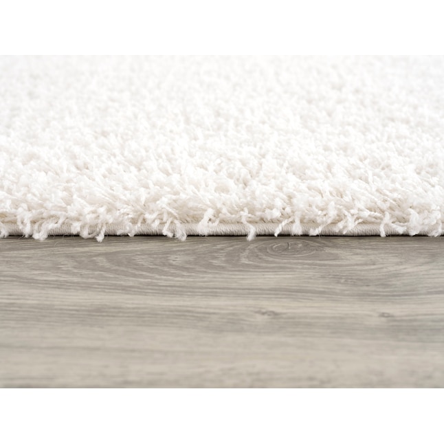 LBaiet Barrow 5 X 7 White Indoor Solid Area Rug in the Rugs department ...