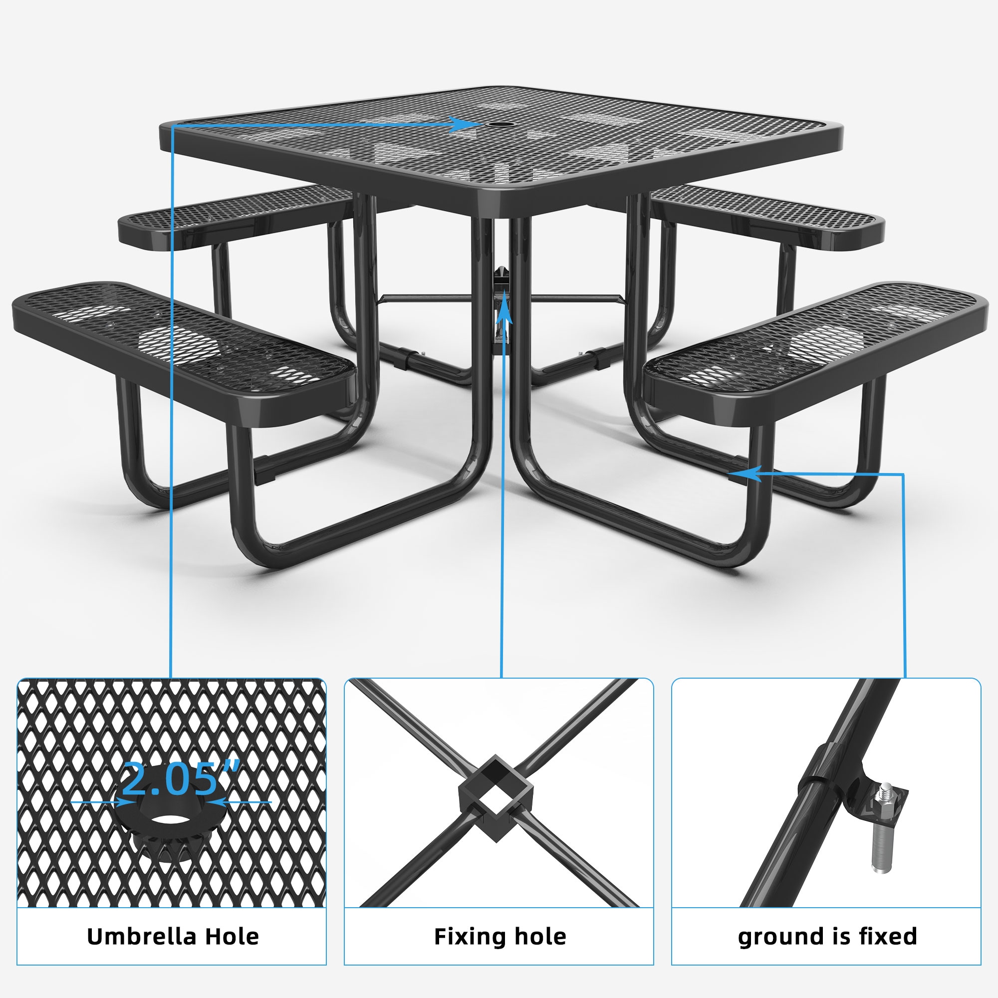 Bybafun YA3800122 Picnic-Tables - View #7