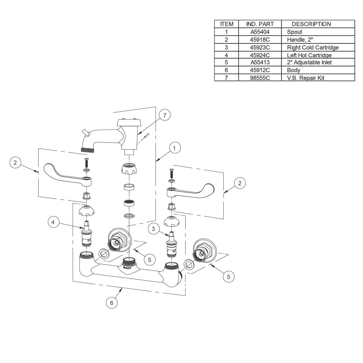 Elkay LK940BP03L2H Kitchen-Faucets - View #2