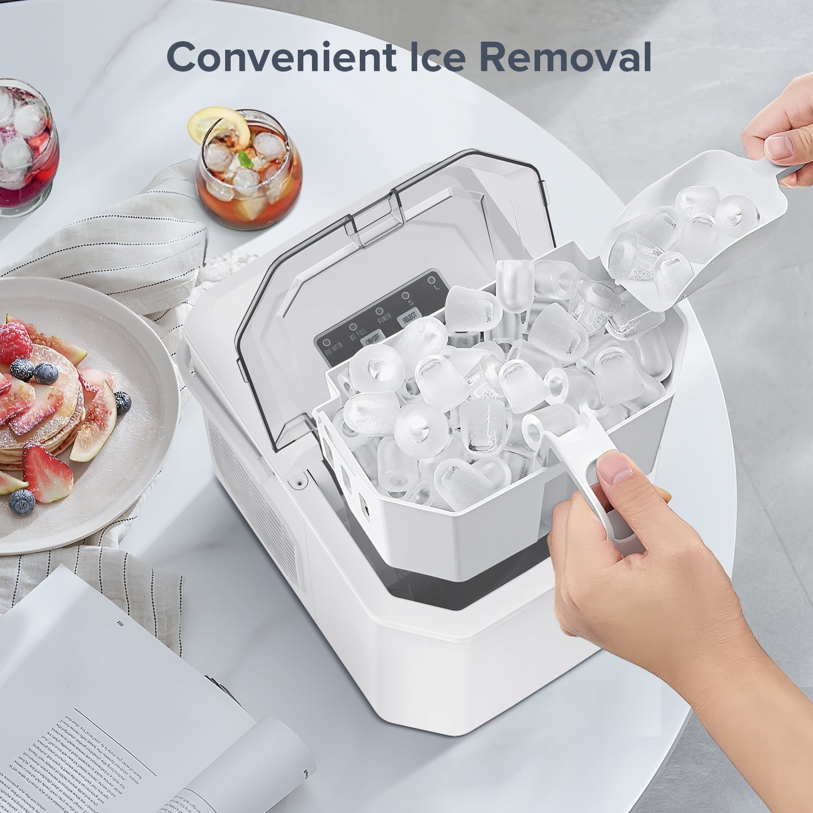 COWSAR Z5822G-WHITE Ice-Makers - View #8