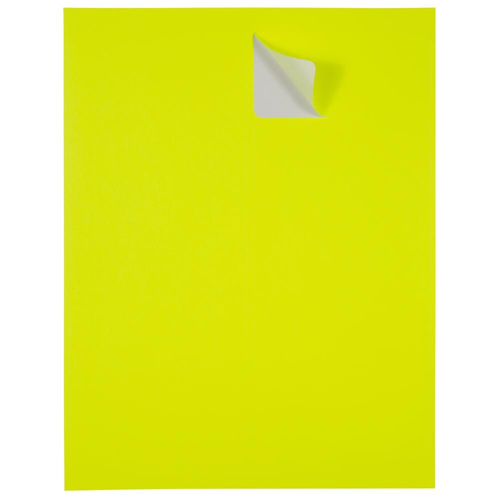 JAM Paper Mailing/Shipping/Address Labels 2-in x 4-in Neon Yellow ...