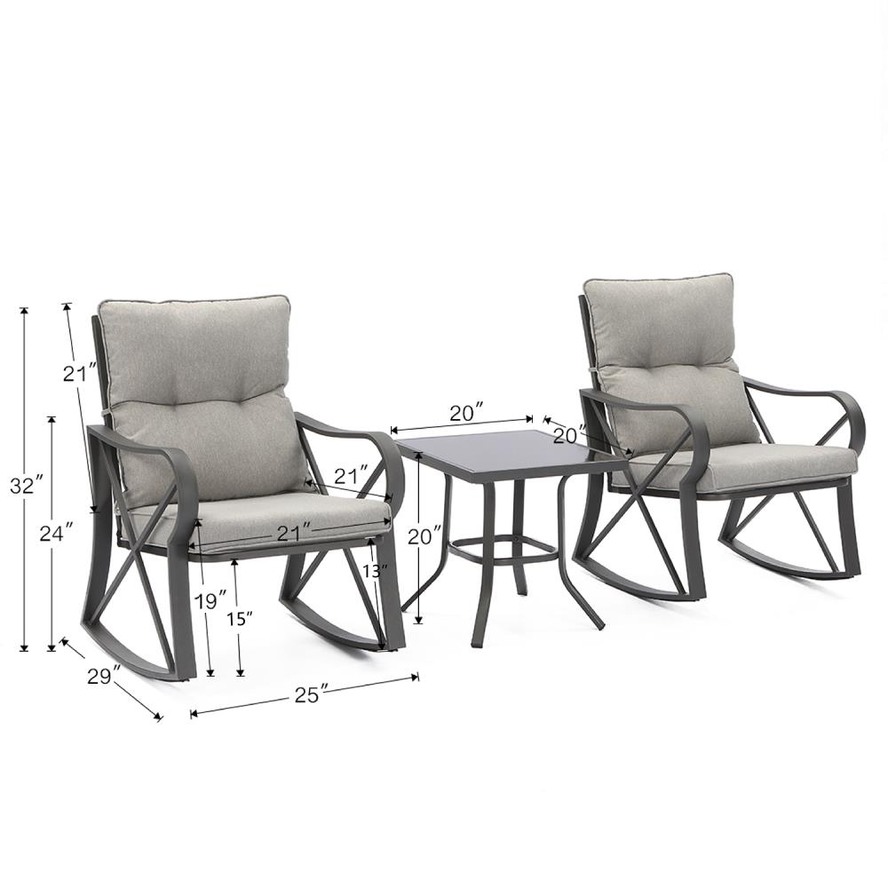 mosaic 3 piece rocker set