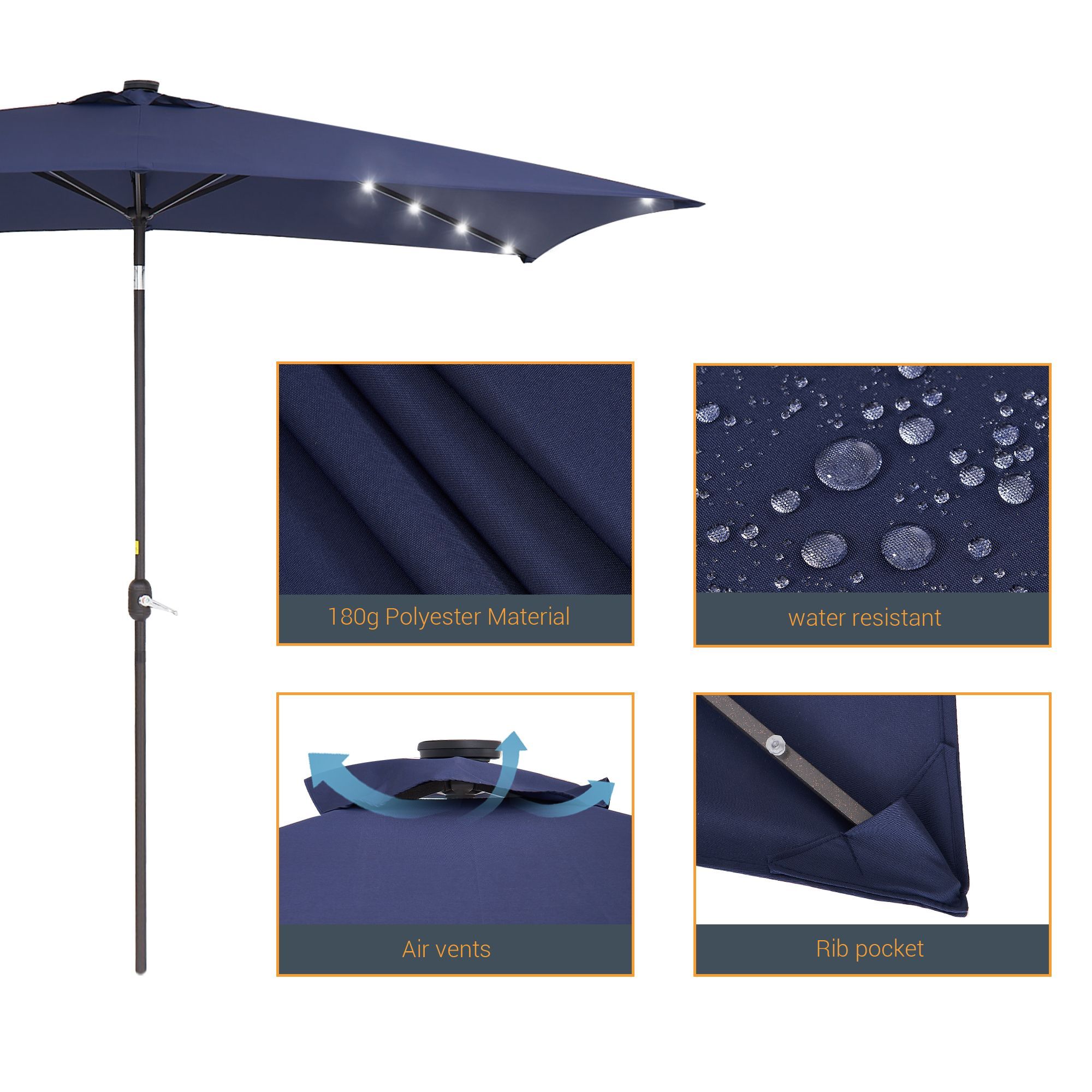 Sonkuki SD-127L-LED Umbrellas-2 - View #4
