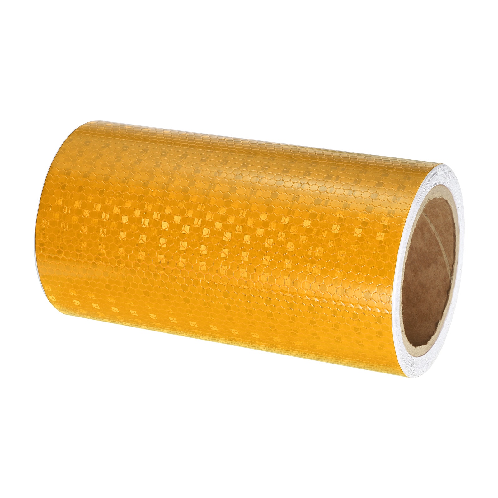 PATIKIL Reflective Tape 1 Roll 8 Inch x 33 Ft Waterproof Self Adhesive High Visibility Caution Warning Safety Tape Reflector for Trucks Trailers Cars Yellow