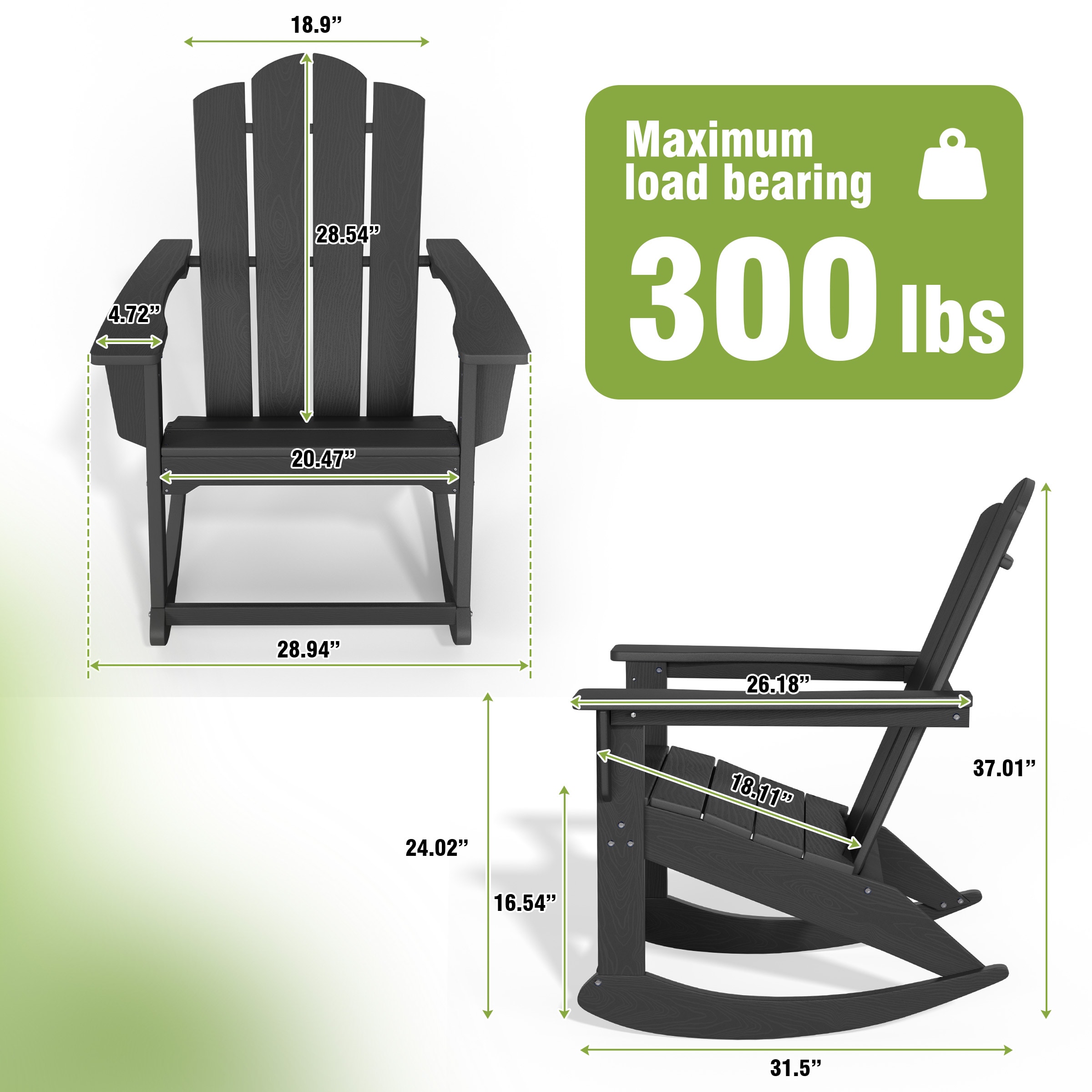 JEAREY YDYY-BK Patio-Chairs - View #6