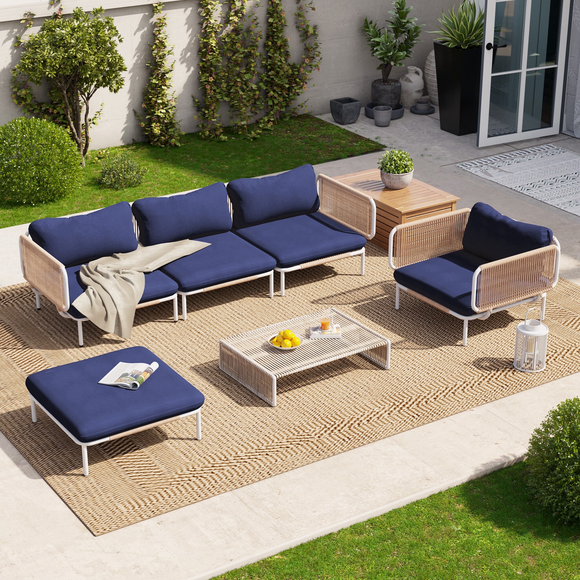 Crestlive Products CL-SF005NAV-5 Patio-Sofas-Daybeds - View #3