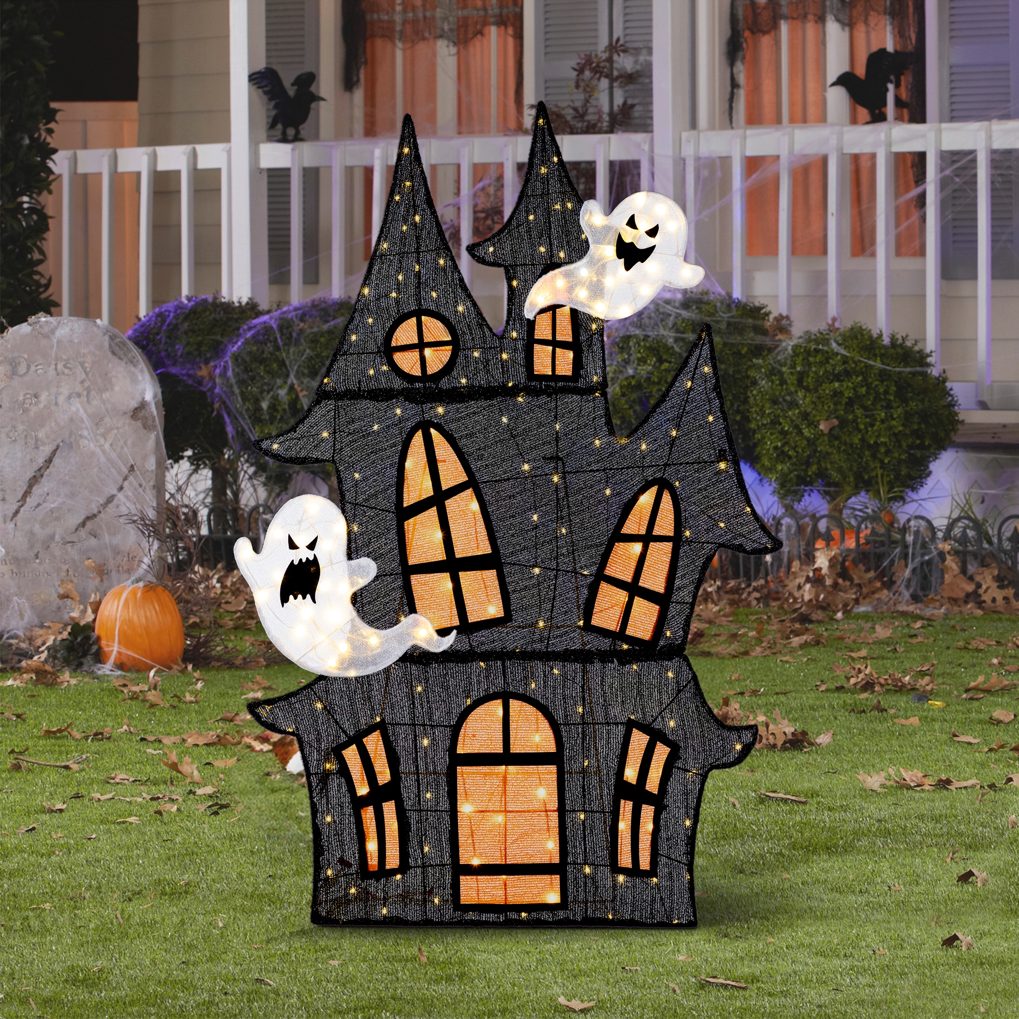 Glitzhome 2042600001 Table-Halloween-Decor - View #12