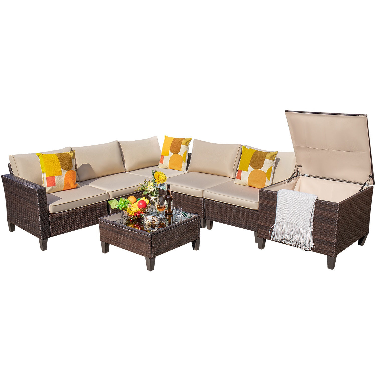Vineego LS-TBSLJ7BG Patio-Conversation-Sets - View #5
