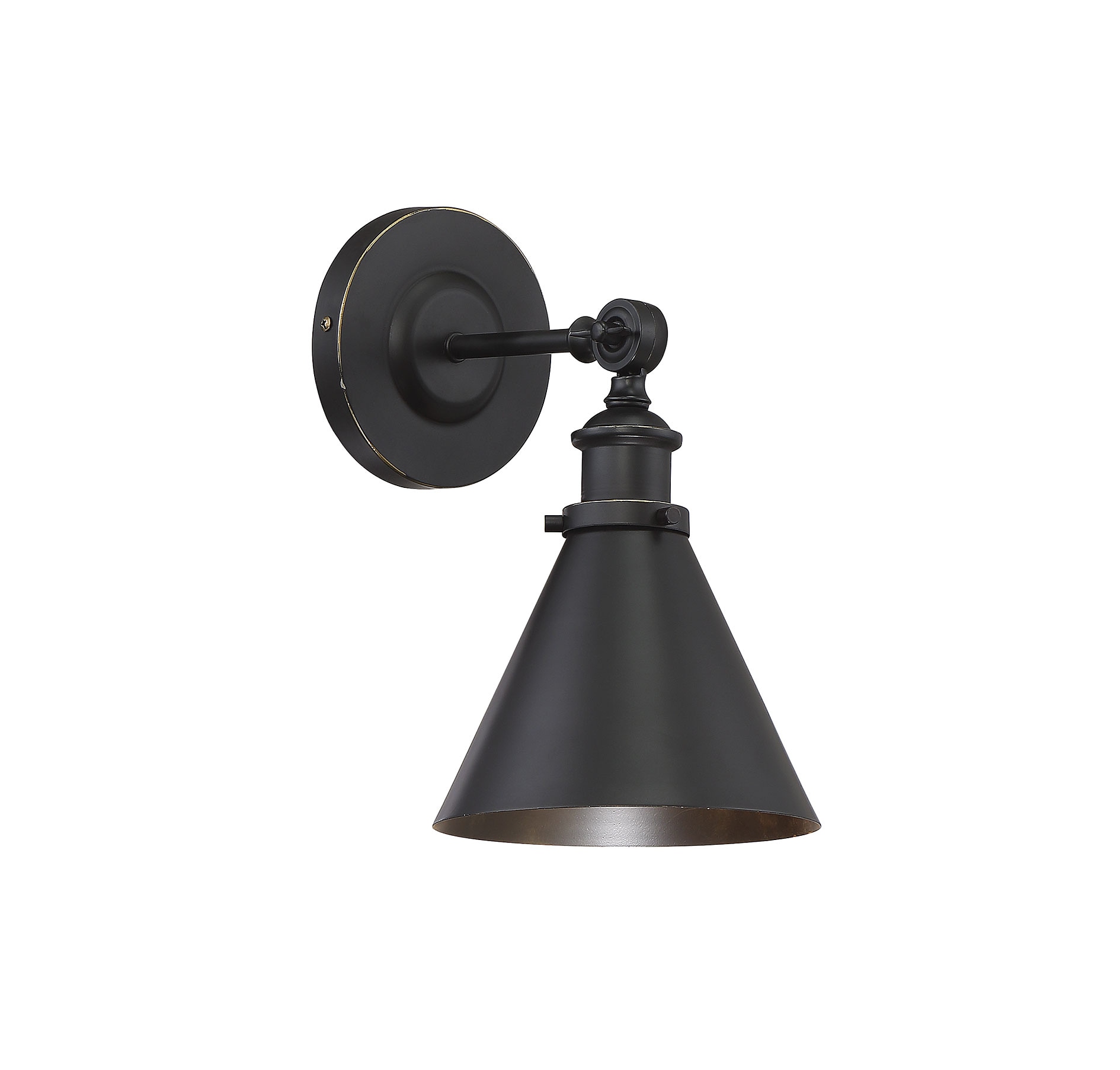 Savoy House Essentials 9-0901-1-44 Glenn 7-in W 1 -Light Brushed Bronze Vintage Wall Sconce