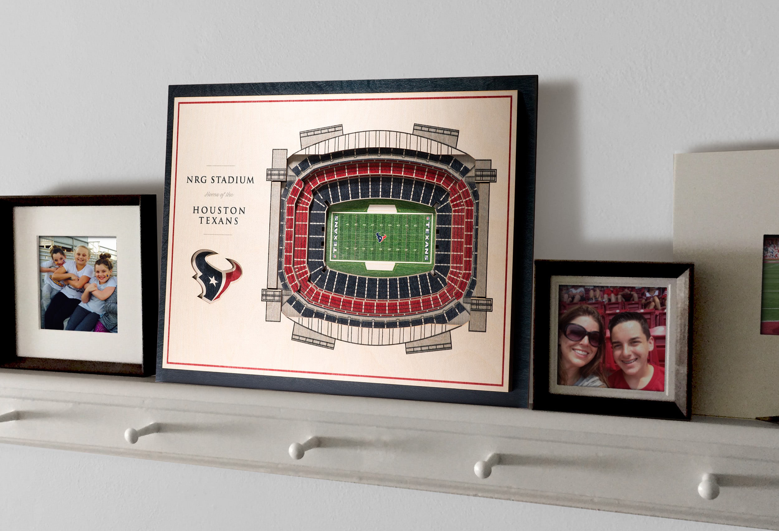 StadiumViews Houston Texans Youthefan Team Colors Floater Frame 13