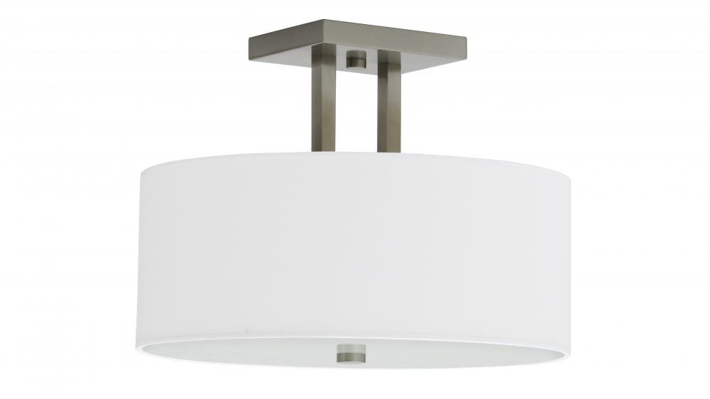 Whitfield Lighting SF578-15SS Armella 3 -Light 15-in Brushed Stainless steel Semi Flush Mount Light