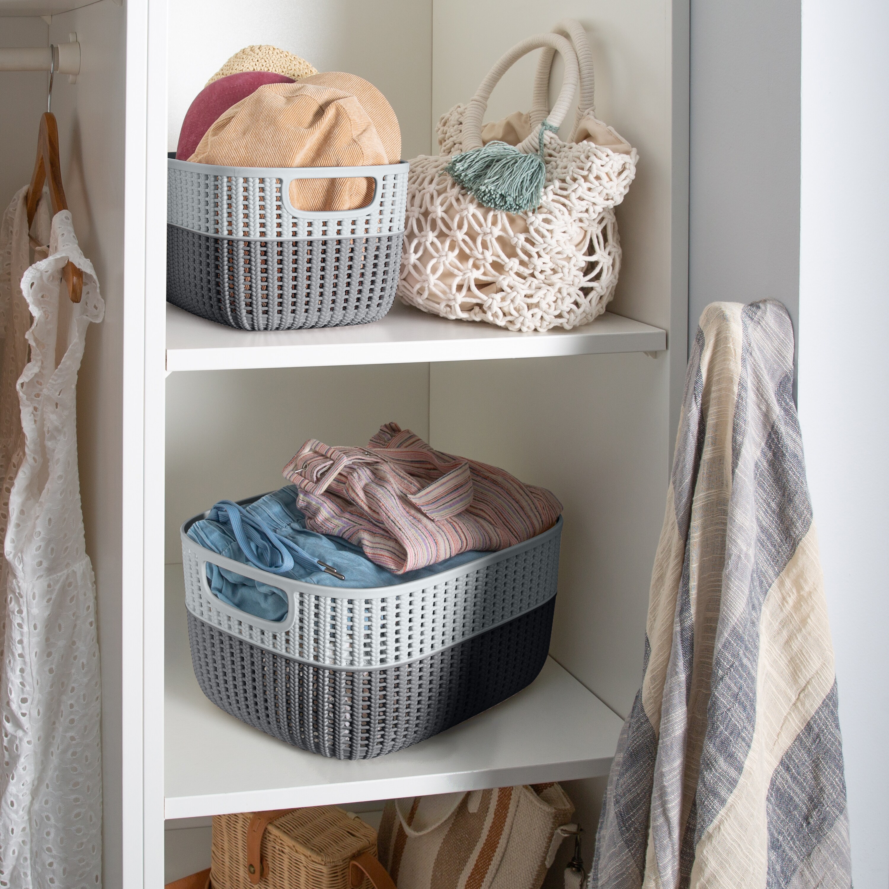 Simplify 26311-GREYS Bins-Baskets - View #3