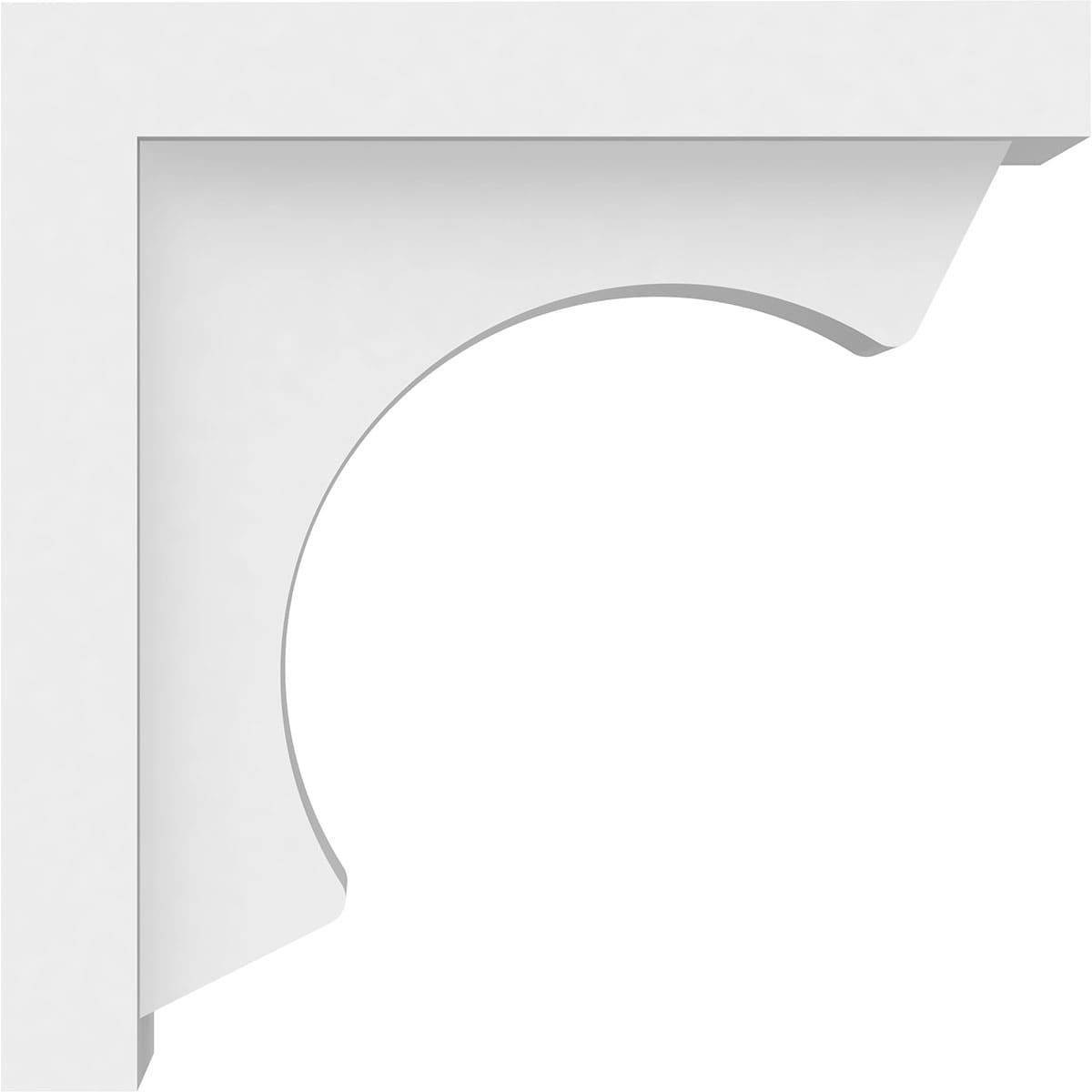 Ekena Millwork BKTP04X09X09EMR Exterior-Brackets-Braces - View #3