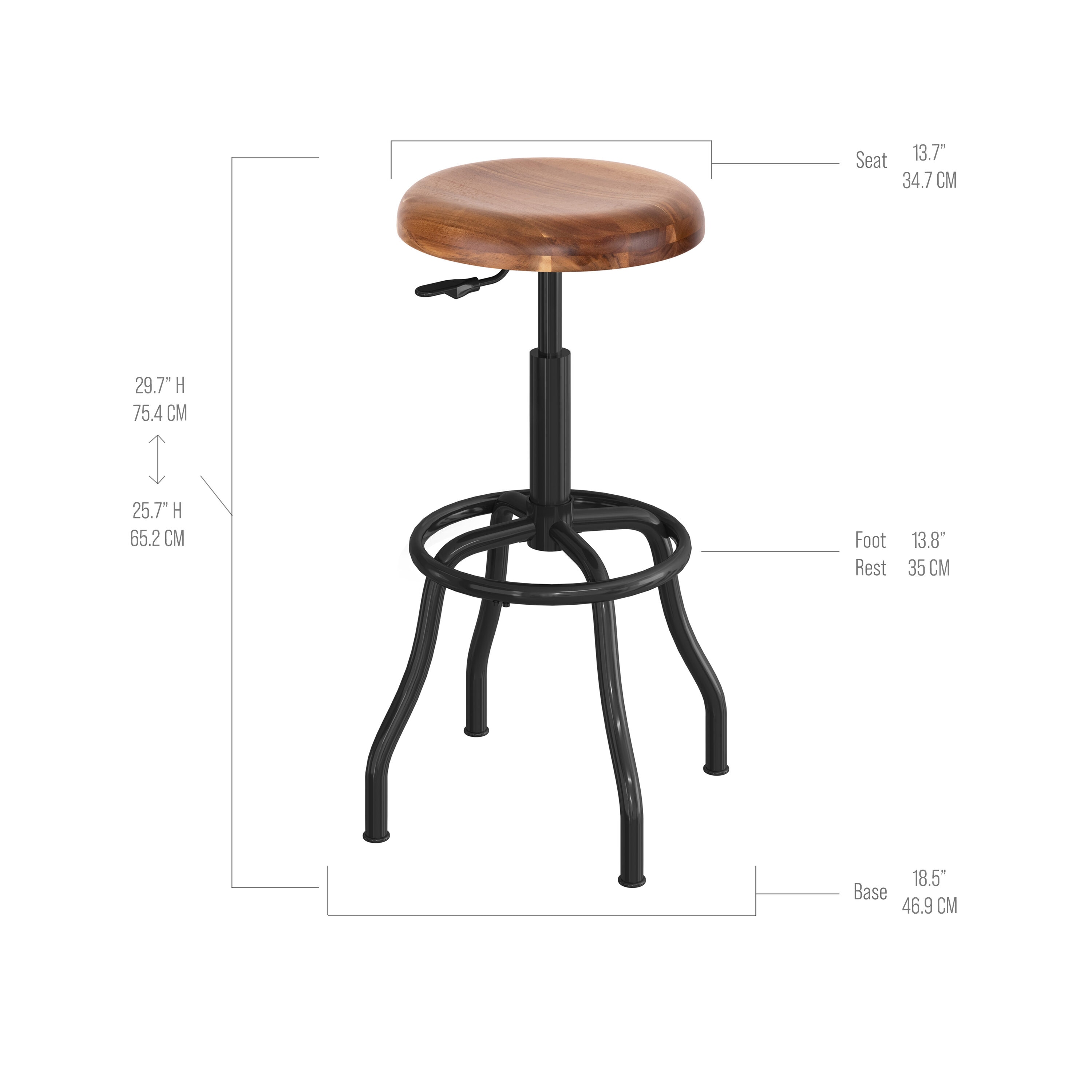 Seville Classics SHE18293B stools - View #3