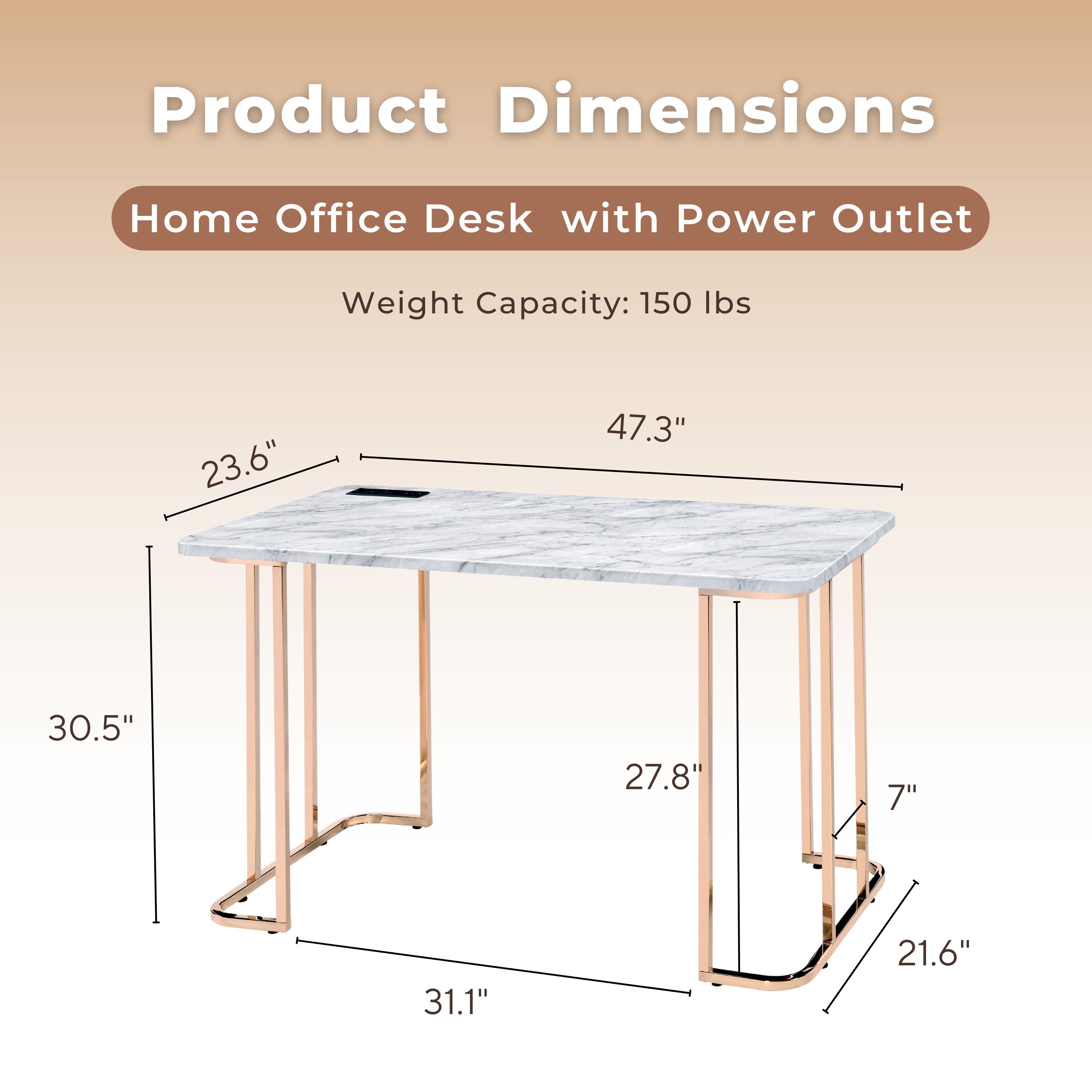Furniture of America IDF-DK919WH desks - View #12