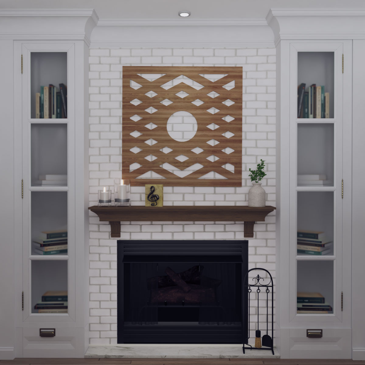 Ekena Millwork CMWP26X26X0250CHWA Ceiling-Medallions - View #14