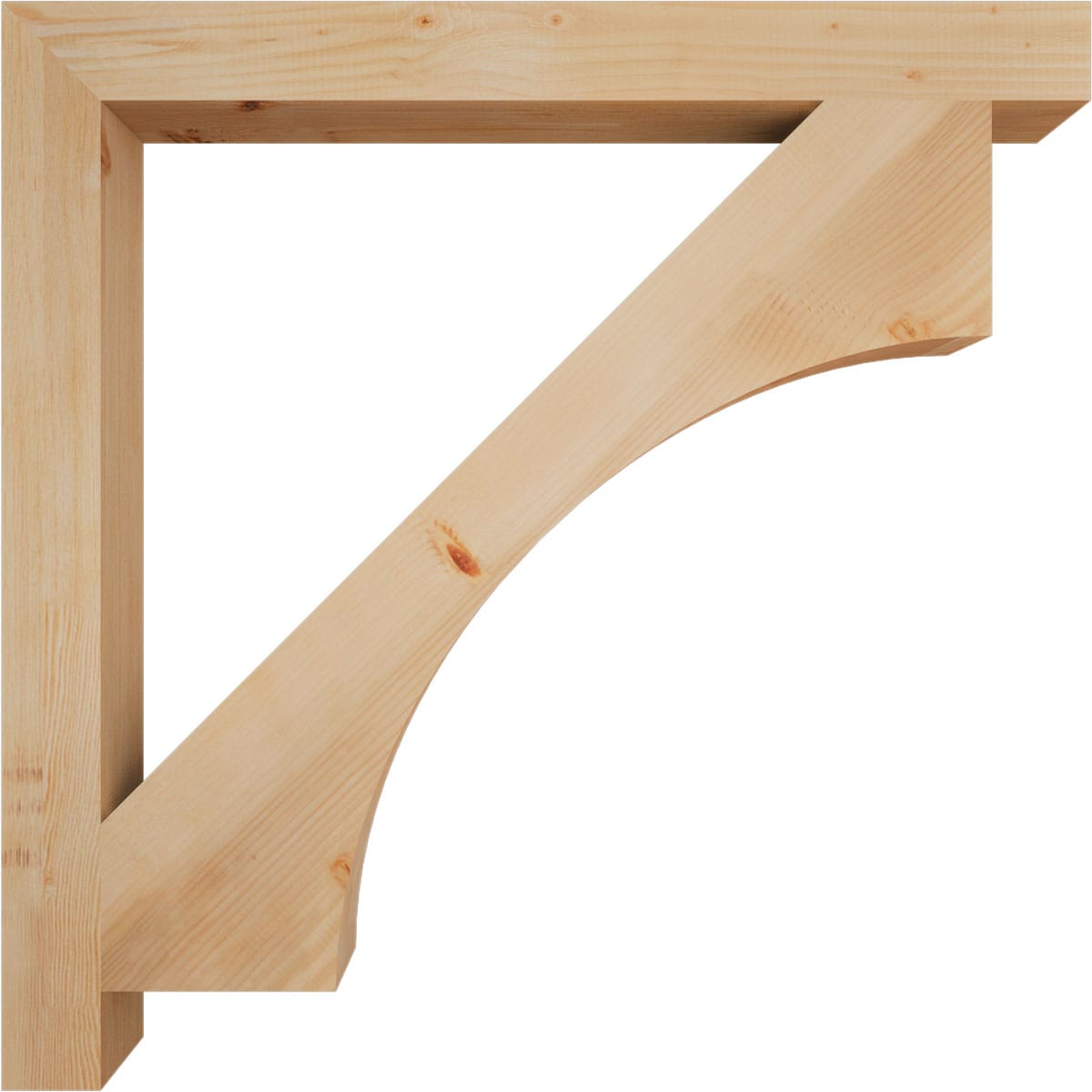 Ekena Millwork BKT04X44X44WTL05SDF corbels - View #3