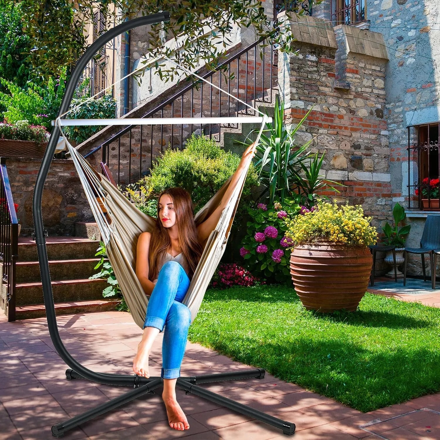 Lowes hammock stands best sale