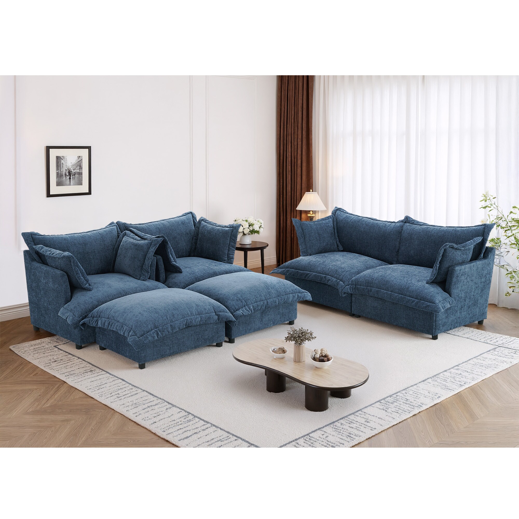 Dreamsidea CS11-NAV-LR-2SC-2OT Sofas-Loveseats - View #2