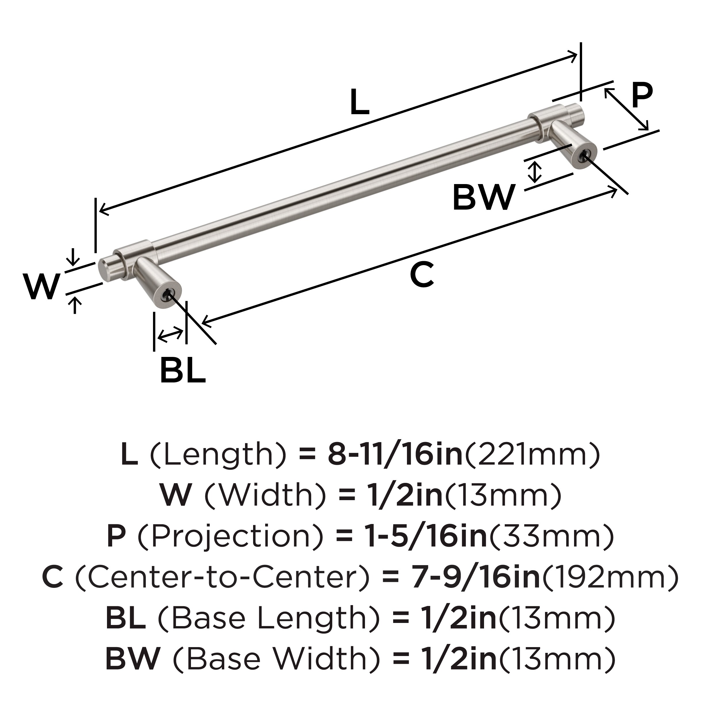 Amerock BP36901G10 Cabinet-Pulls - View #3