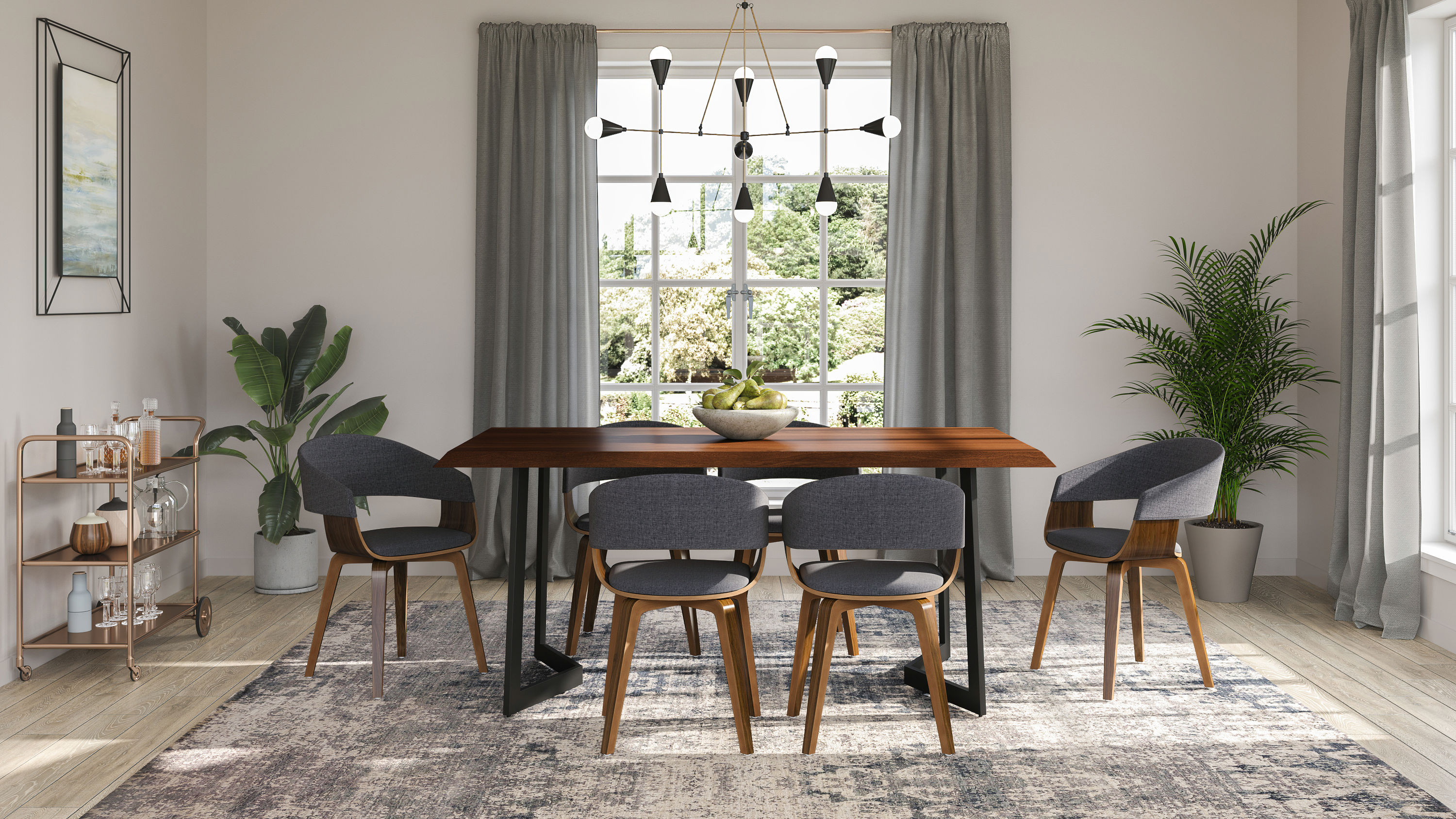 Simpli Home AXCDS7LOWNC Dining-Sets - View #6