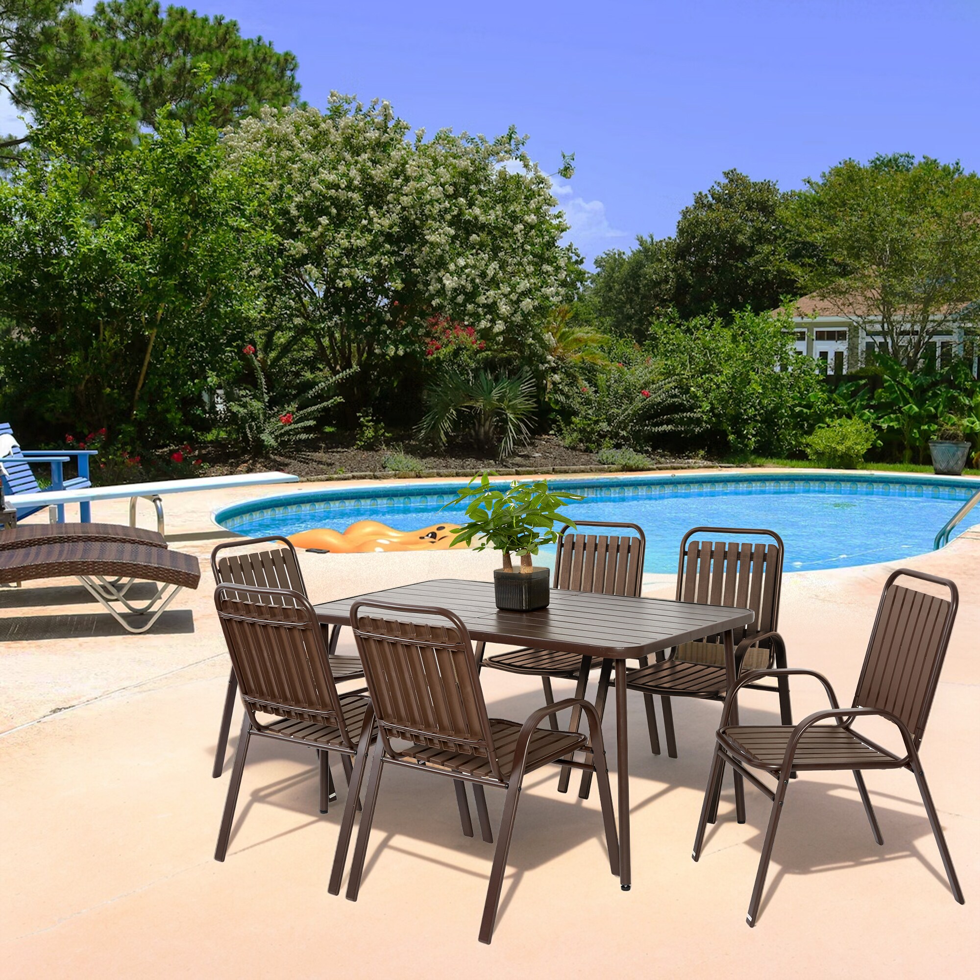 AHIOU HOME ZAAHG-S00050DS Patio-Dining-Sets - View #4