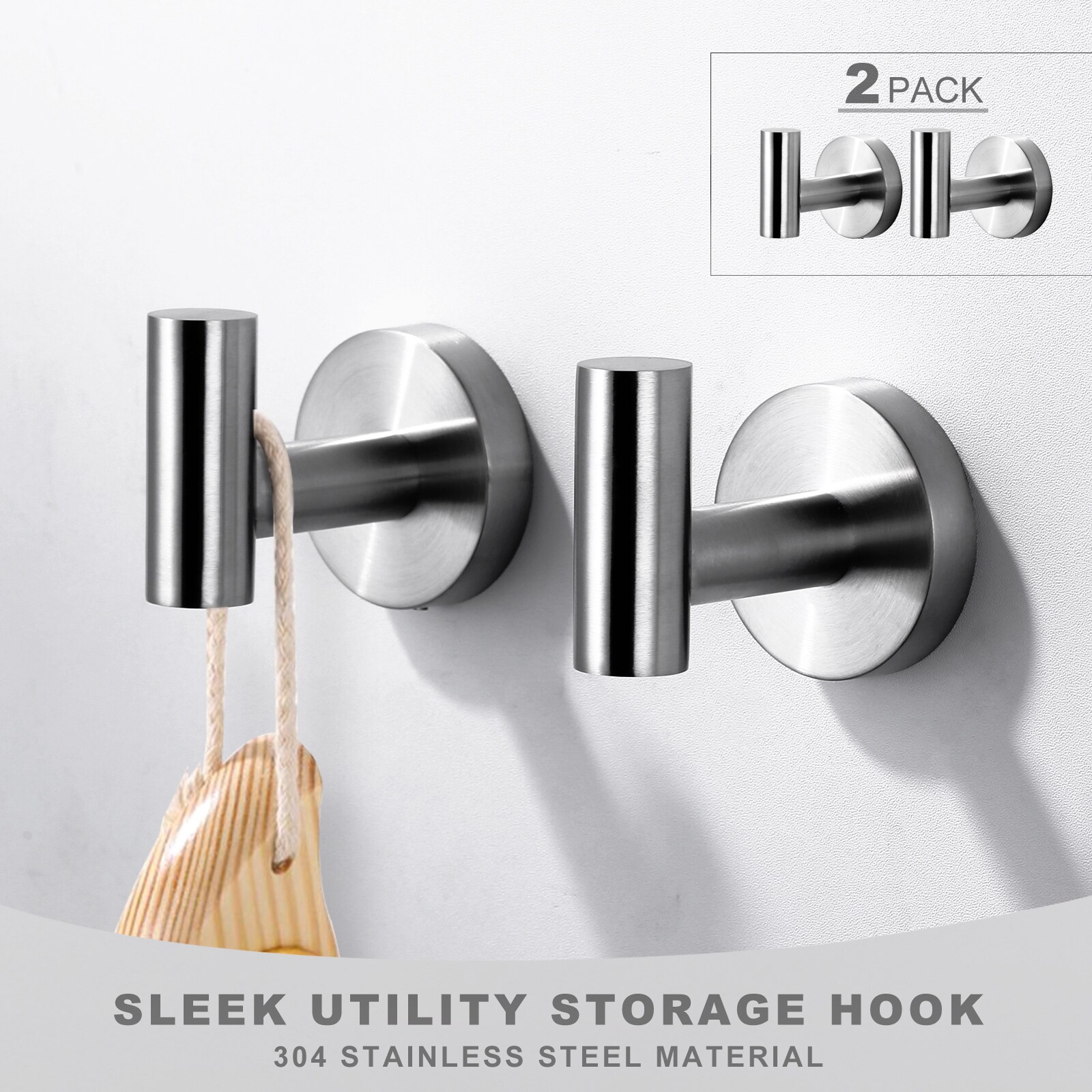 WOWOW 410036X2-LW Robe-Hooks - View #2