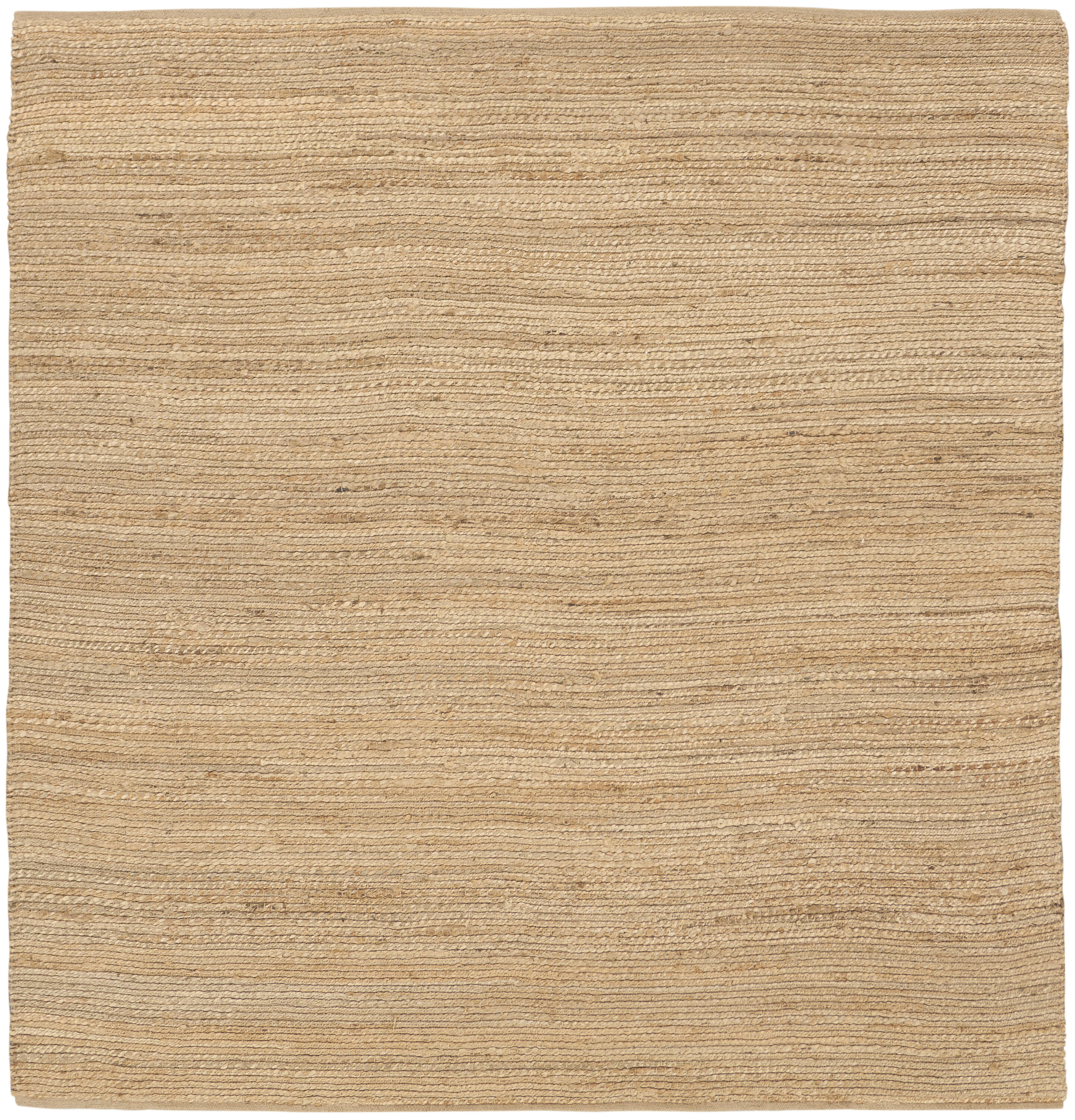 Natural Jute Flatwoven Square 8' x 8' Area Rug