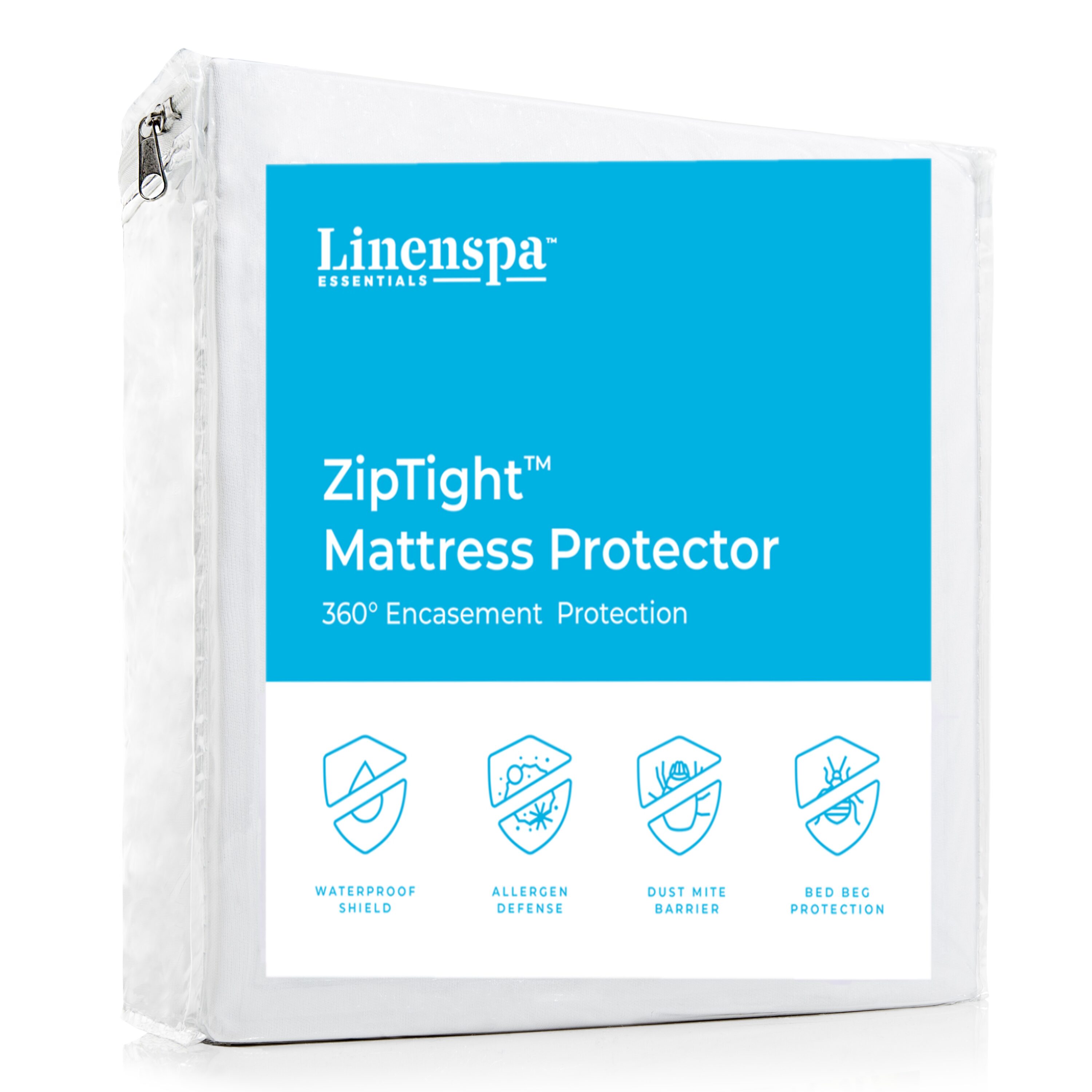 Linenspa Premium Mattress Protector - Vinyl Free 