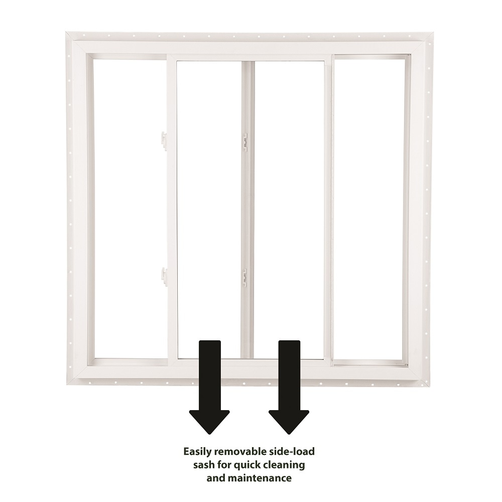 RELIABILT 105 Series 47-1/2-in X 35-1/2-in X 2-5/8-in Jamb Left ...