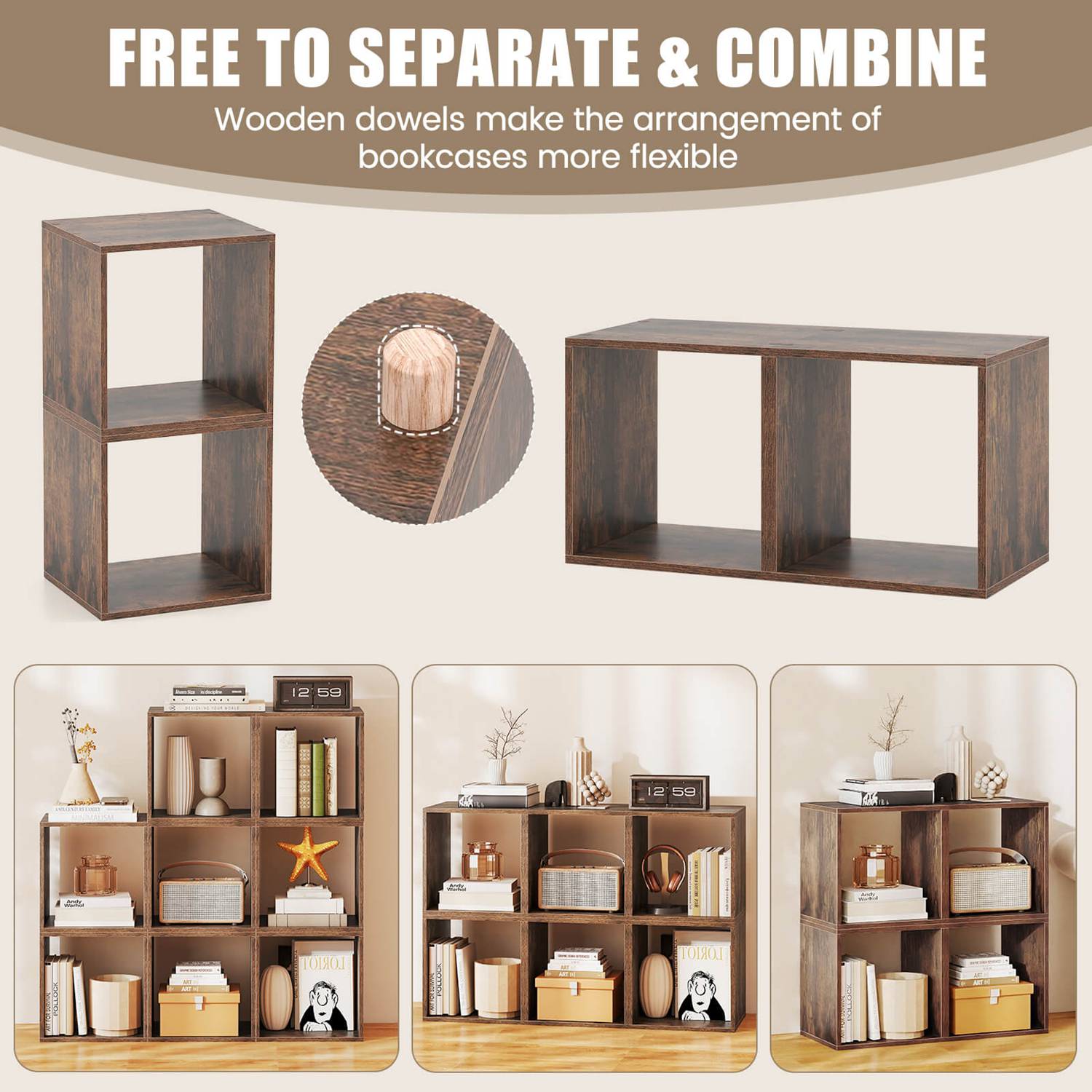 Costway CSHY004096 bookcases - View #7