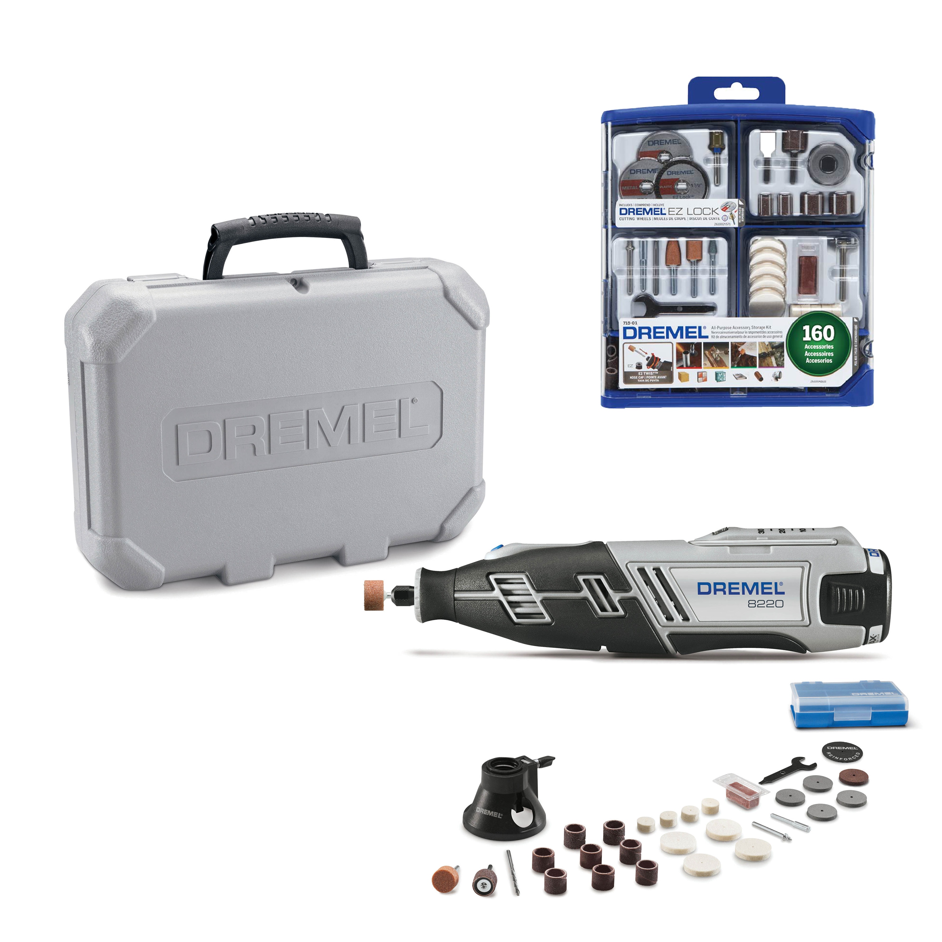 Shop Dremel 8220 Cordless 12V Variable Speed Rotary Tool with 1